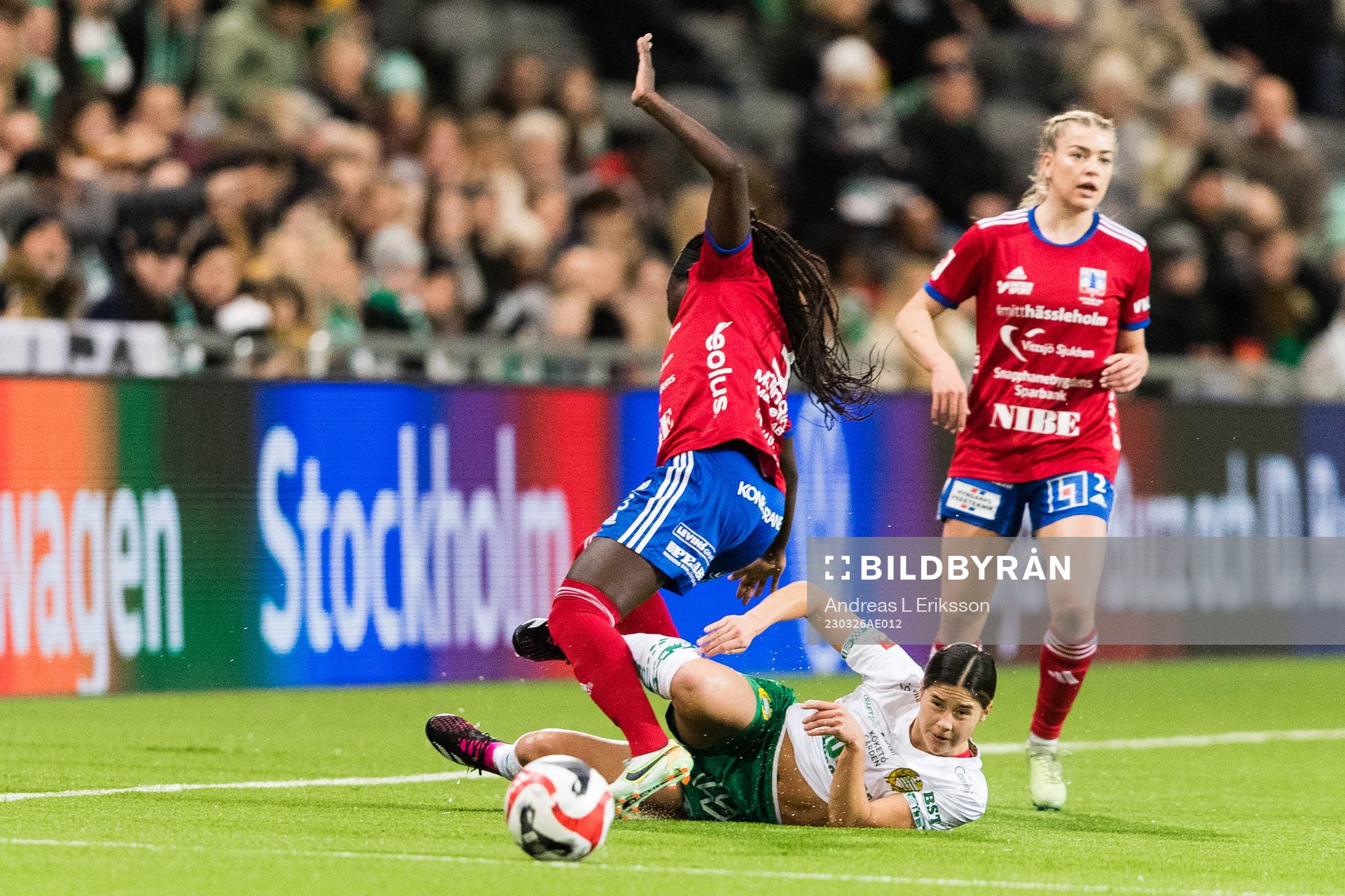 Vittsjös Sura Yekka och Hammarbys Kyra Cooney-Cross