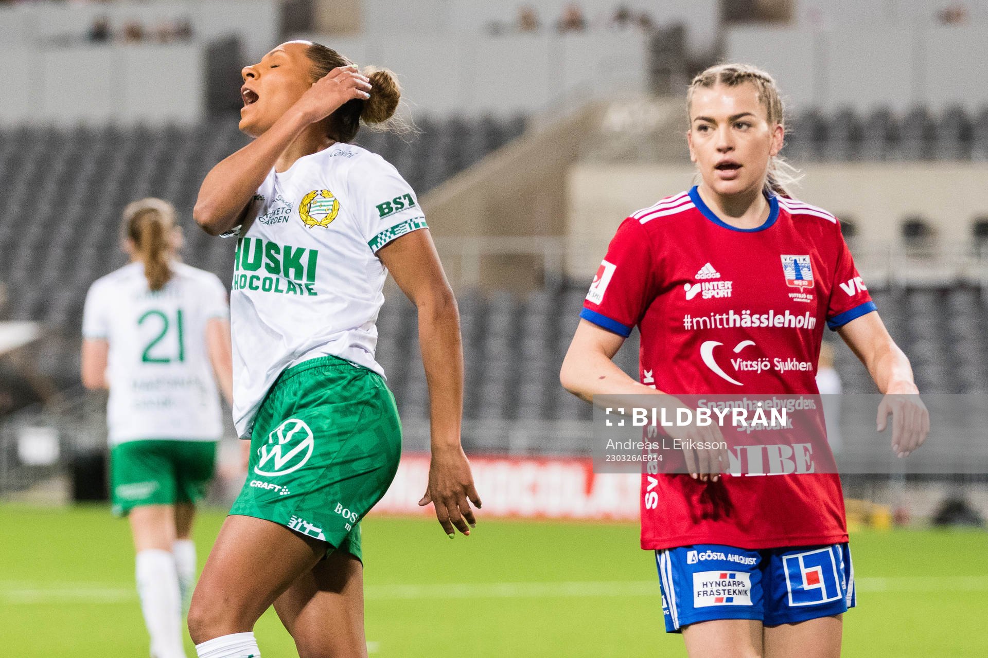 Hammarbys Madelen Janogy deppar