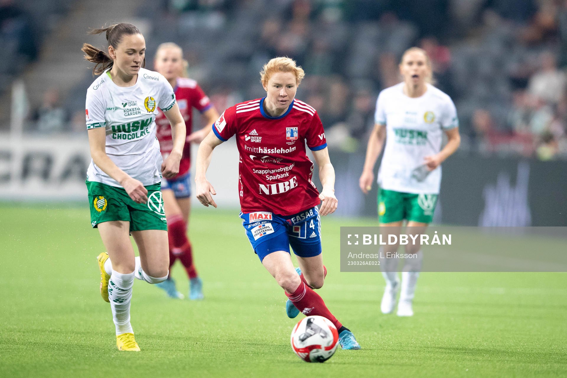 Hammarbys Vilde Hasund och Vittsjös Clare Polkinghorne