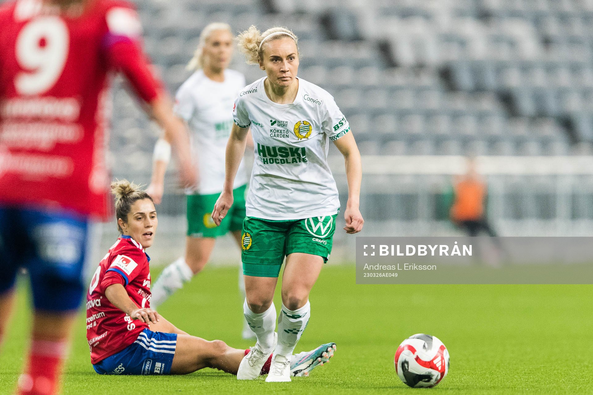 Vittsjös Katrina Gorry och Hammarbys Ellen Gibson