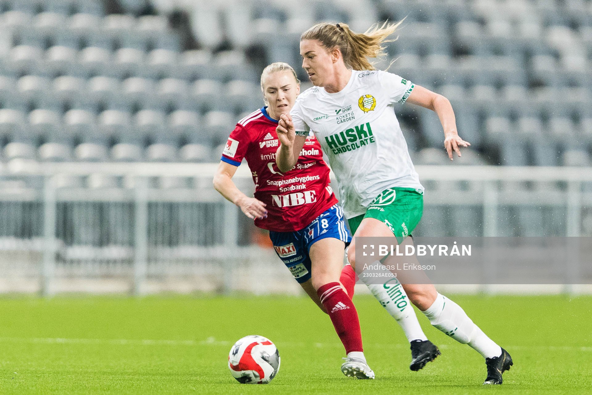Vittsjös Jutta Rantala och Hammarbys Emma Westin