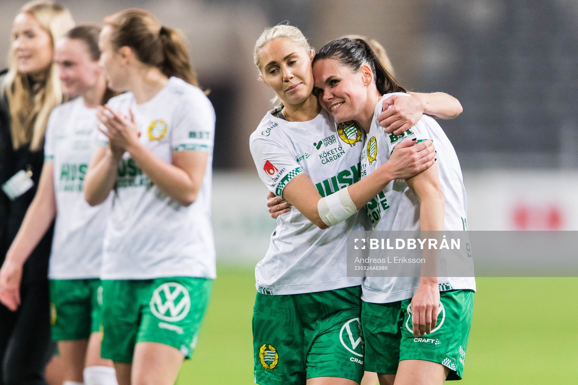 Hammarbys Alice Carlsson och Simone Boye Sørensen