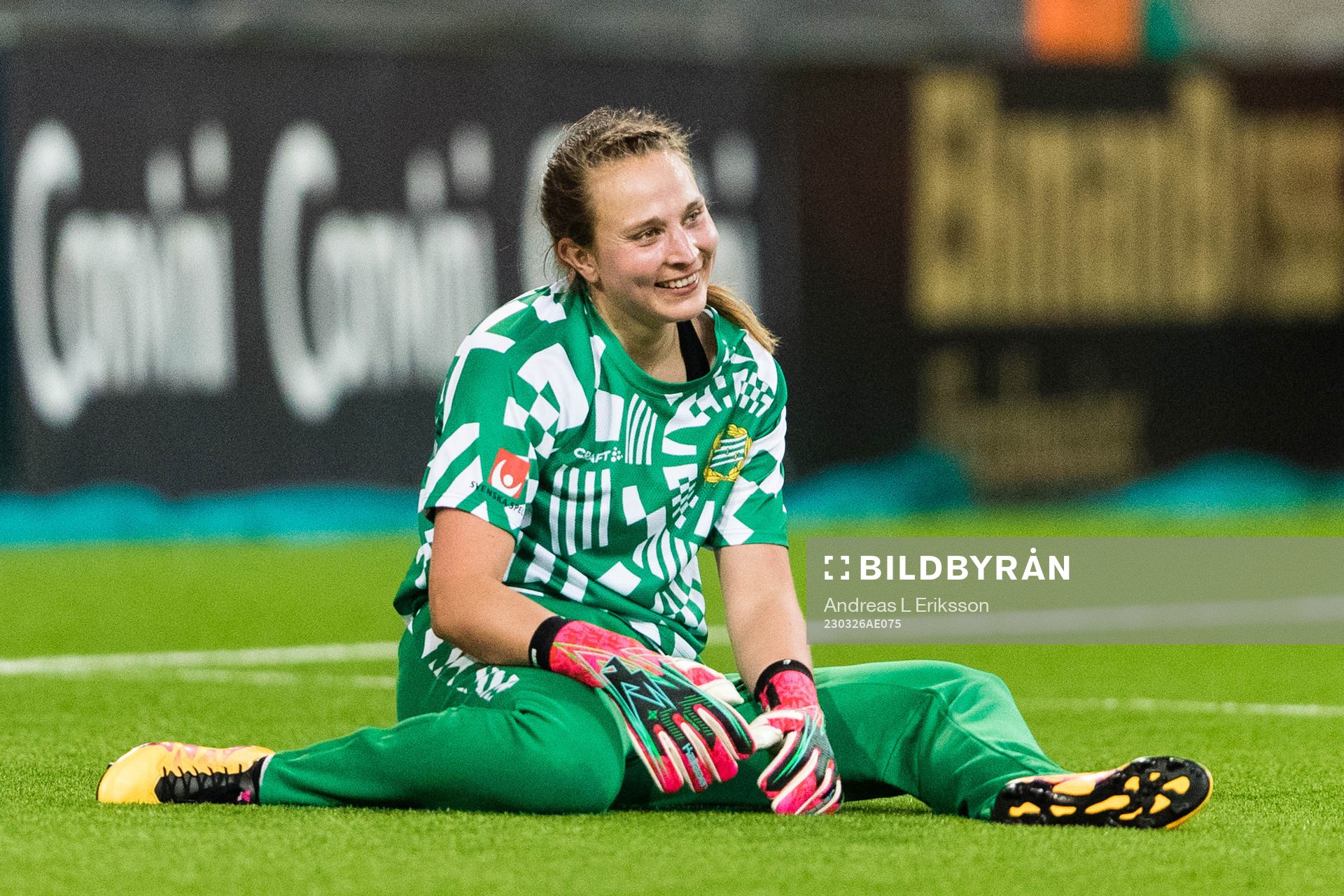 Hammarbys målvakt Anna Tamminen