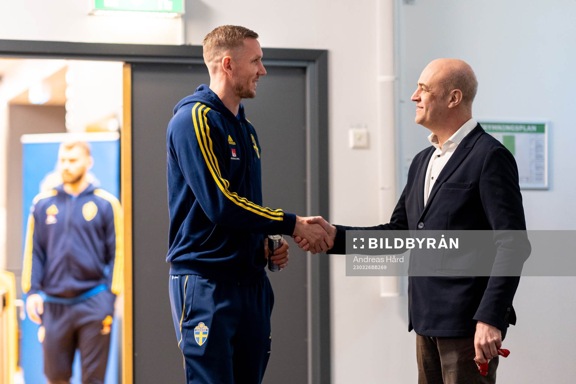 In this handout picture from the Swedish Football