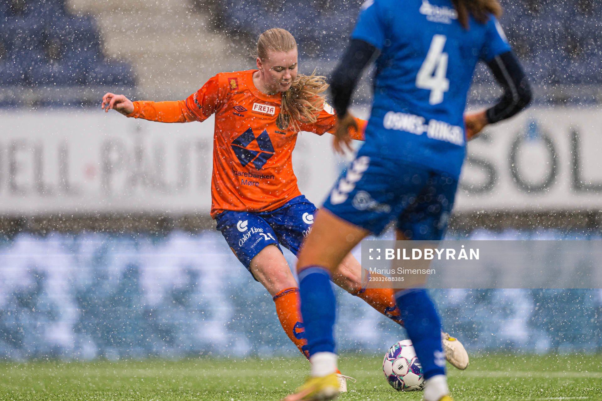 Karna Solskjær of AaFK Fortuna scores the 1-0 goal