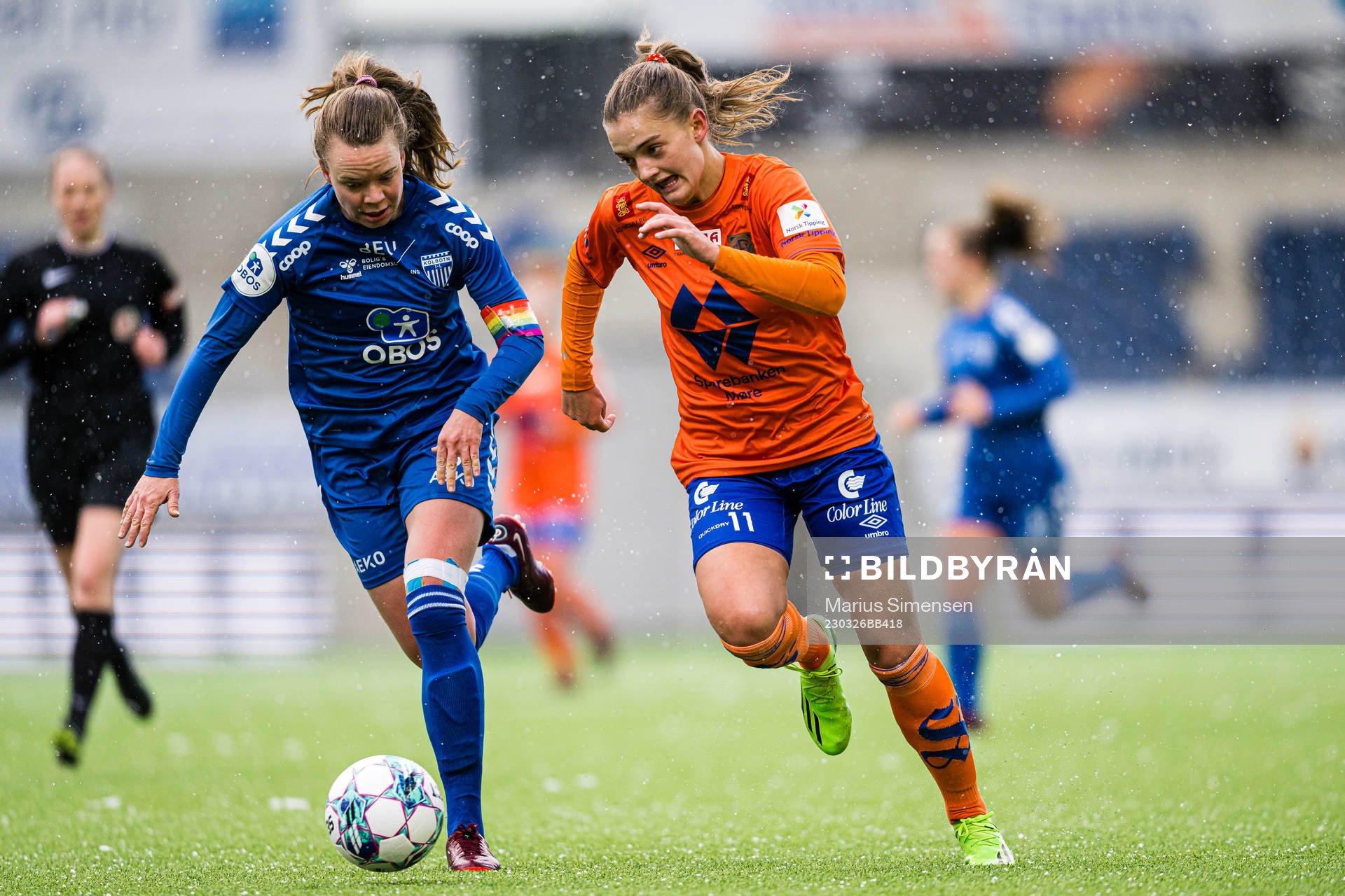 Susanne Oliver Haaland of Kolbotn and Guro Hammer Røn of