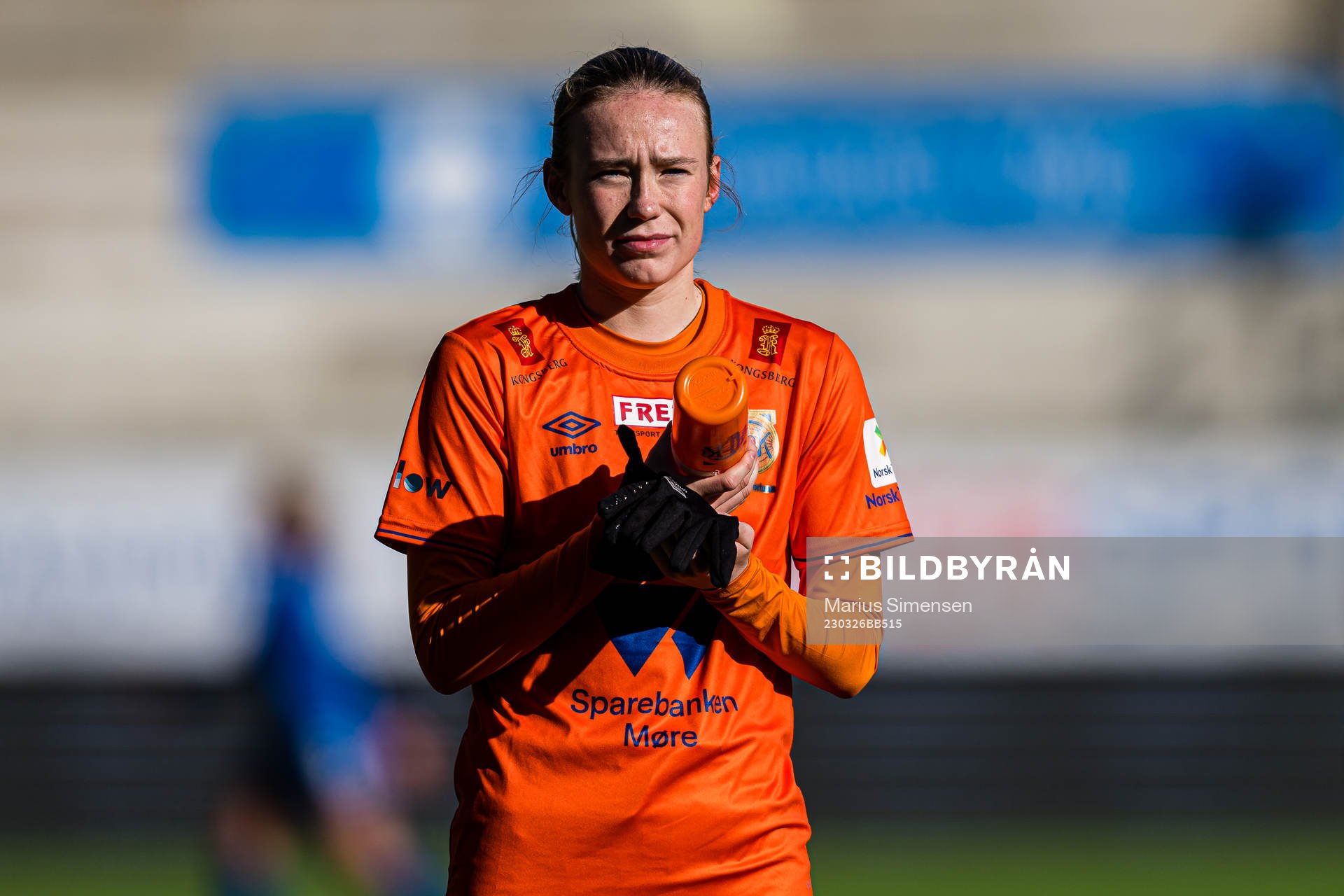 Helle Olsen Rindal of AaFK Fortuna looks dejected