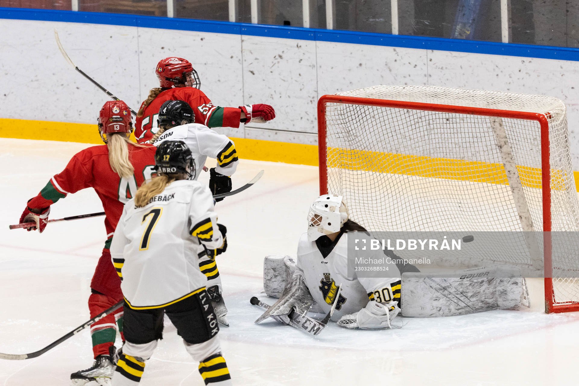 Modos Ebba Hedqvist gör 2-0 målet