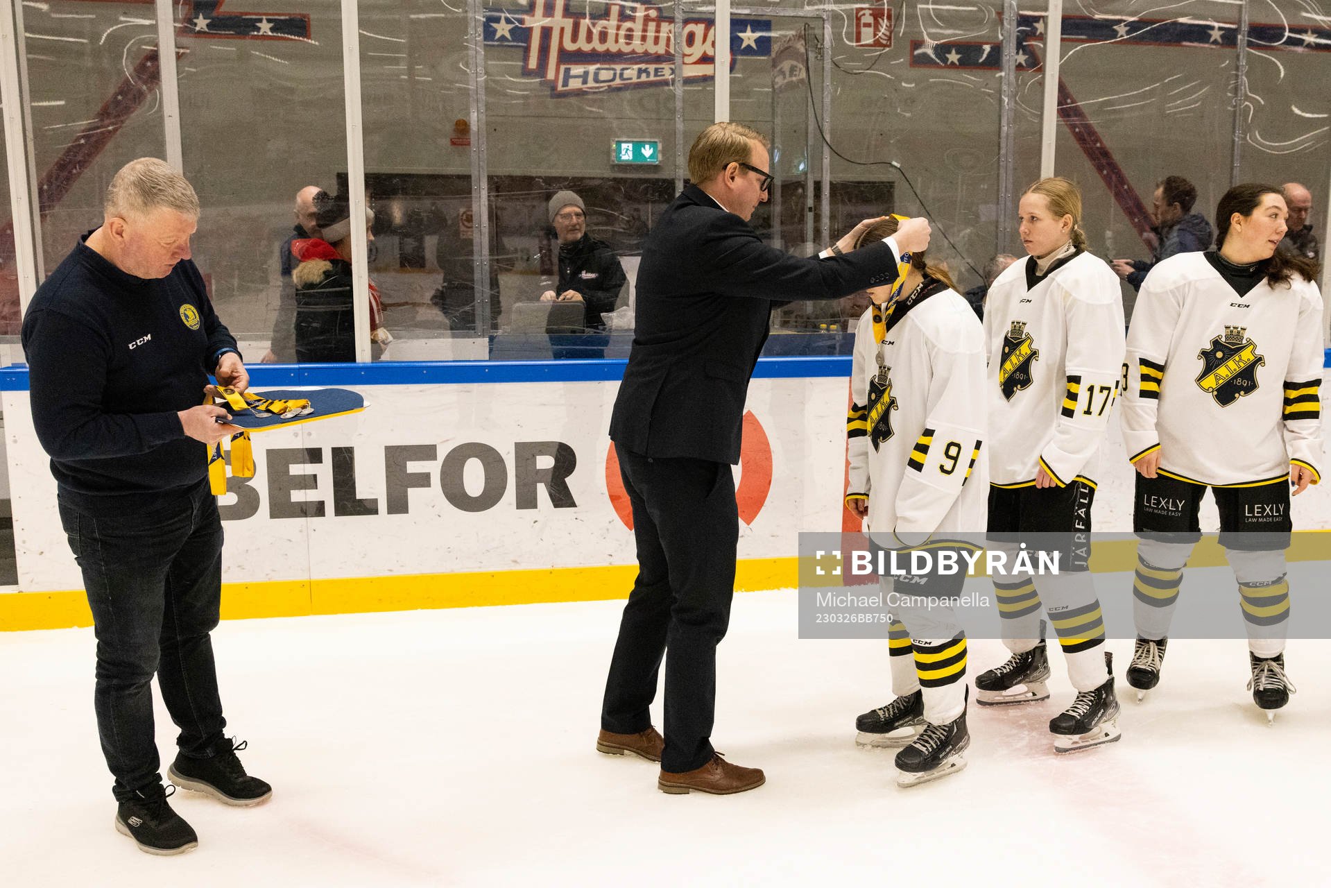 AIK spelare få andra pris medaljer av Ishockeyförbundets