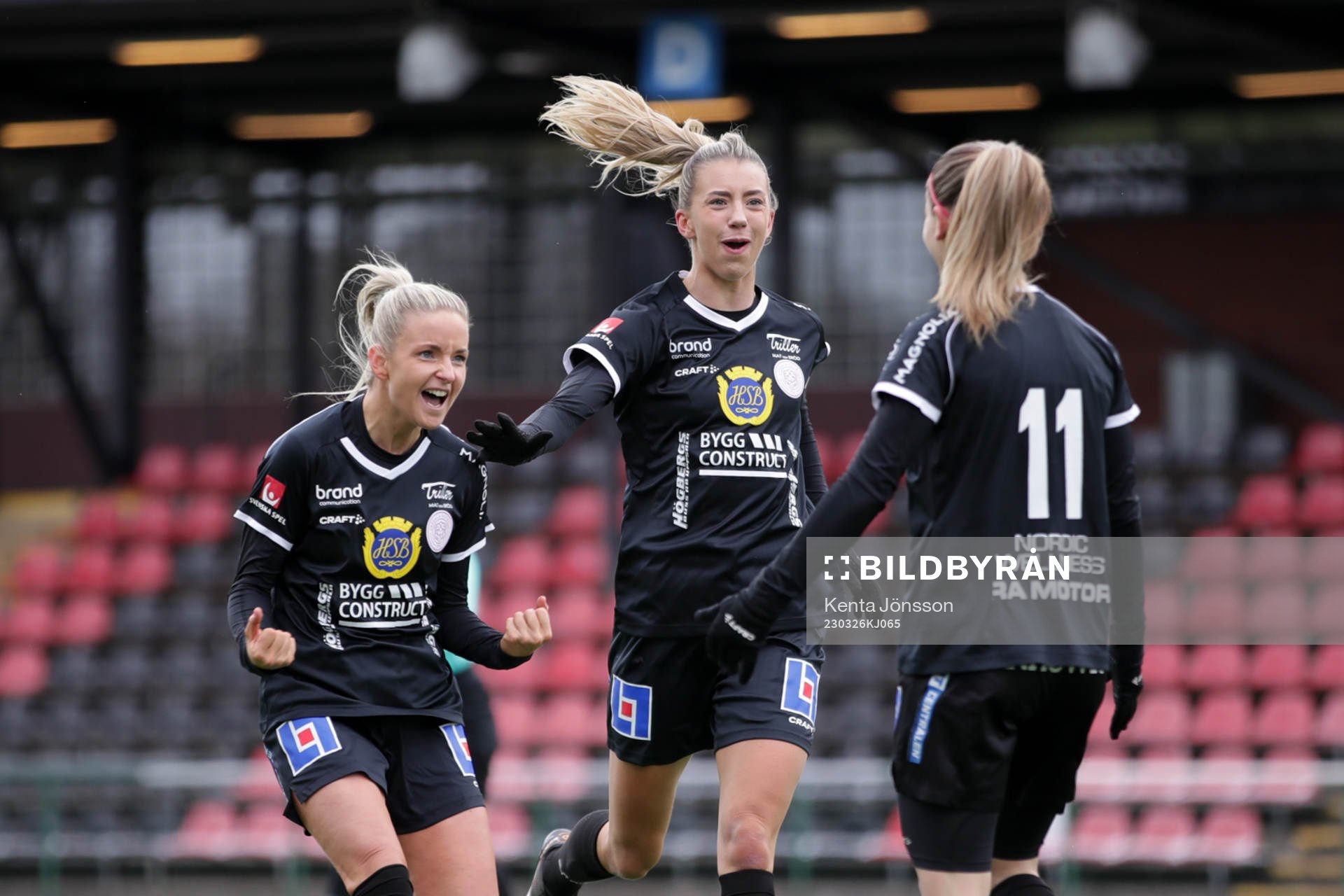 IK Uppsalas Johanna Renmark jublar