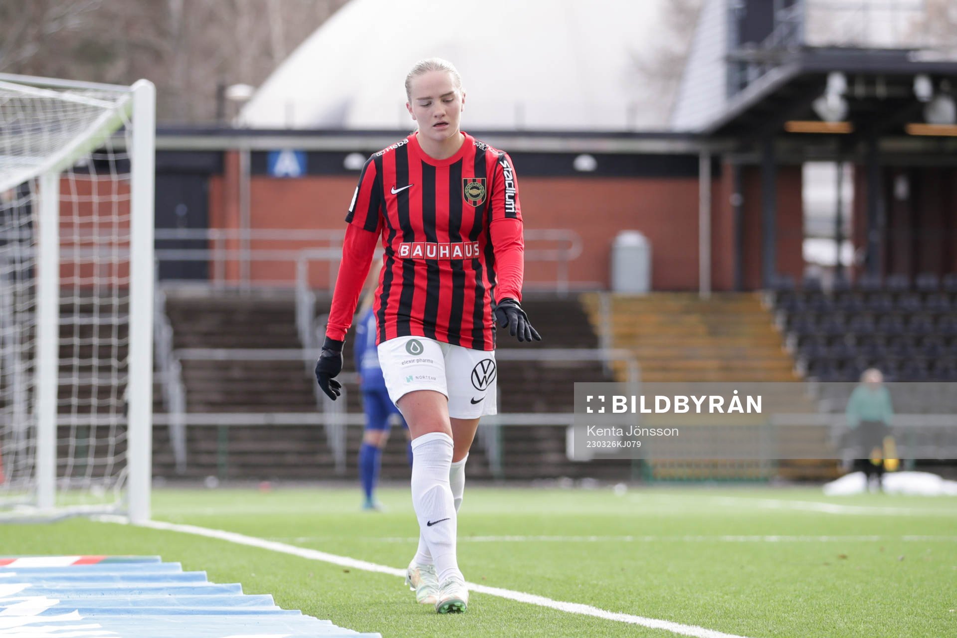 Brommapojkarnas Klara Andrup deppar