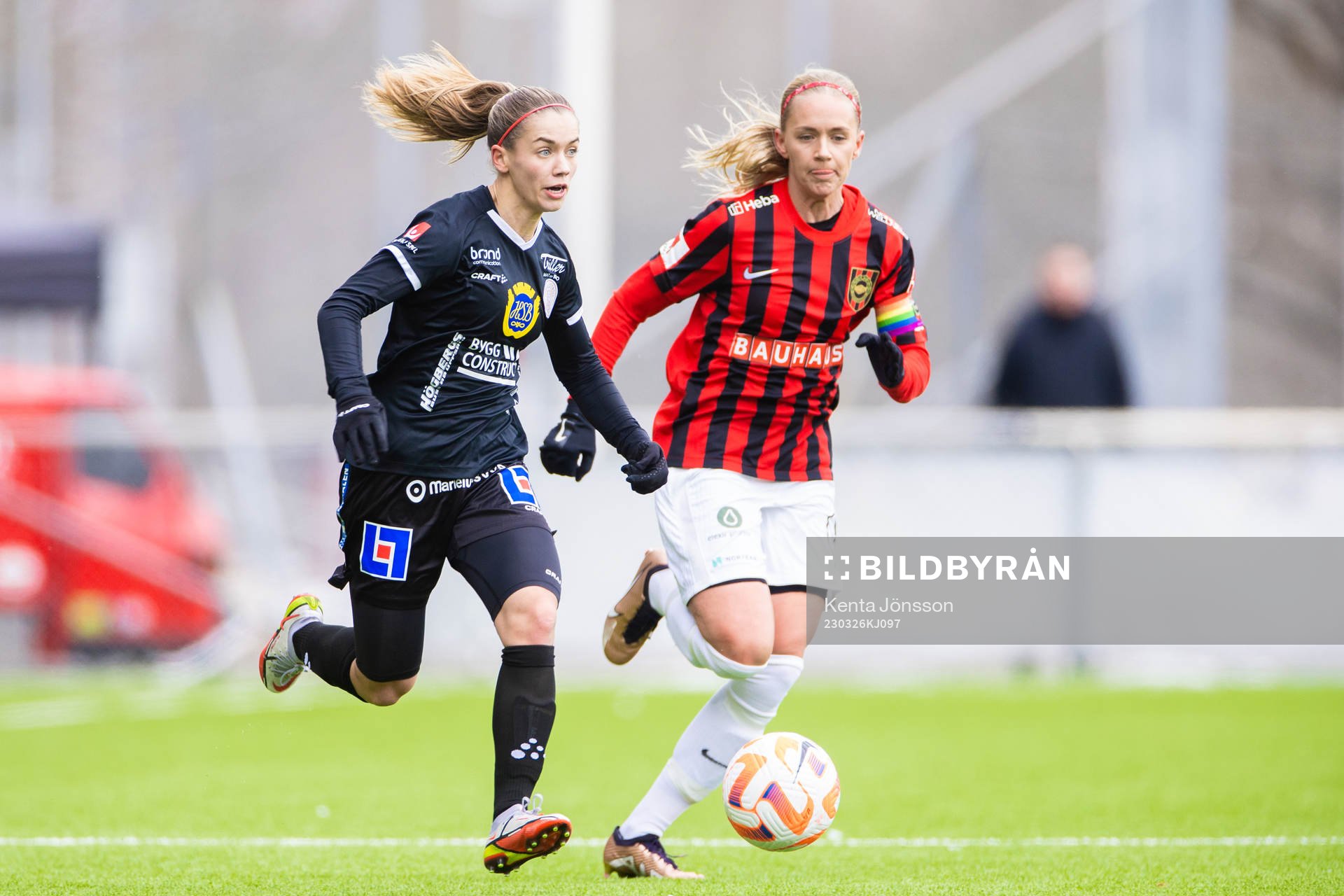 IK Uppsalas Johanna Renmark och Brommapojkarnas Elsa