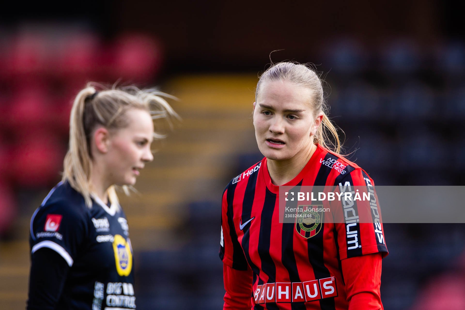 Brommapojkarnas Klara Andrup deppar