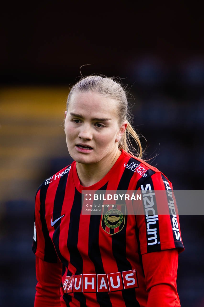 Brommapojkarnas Klara Andrup deppar