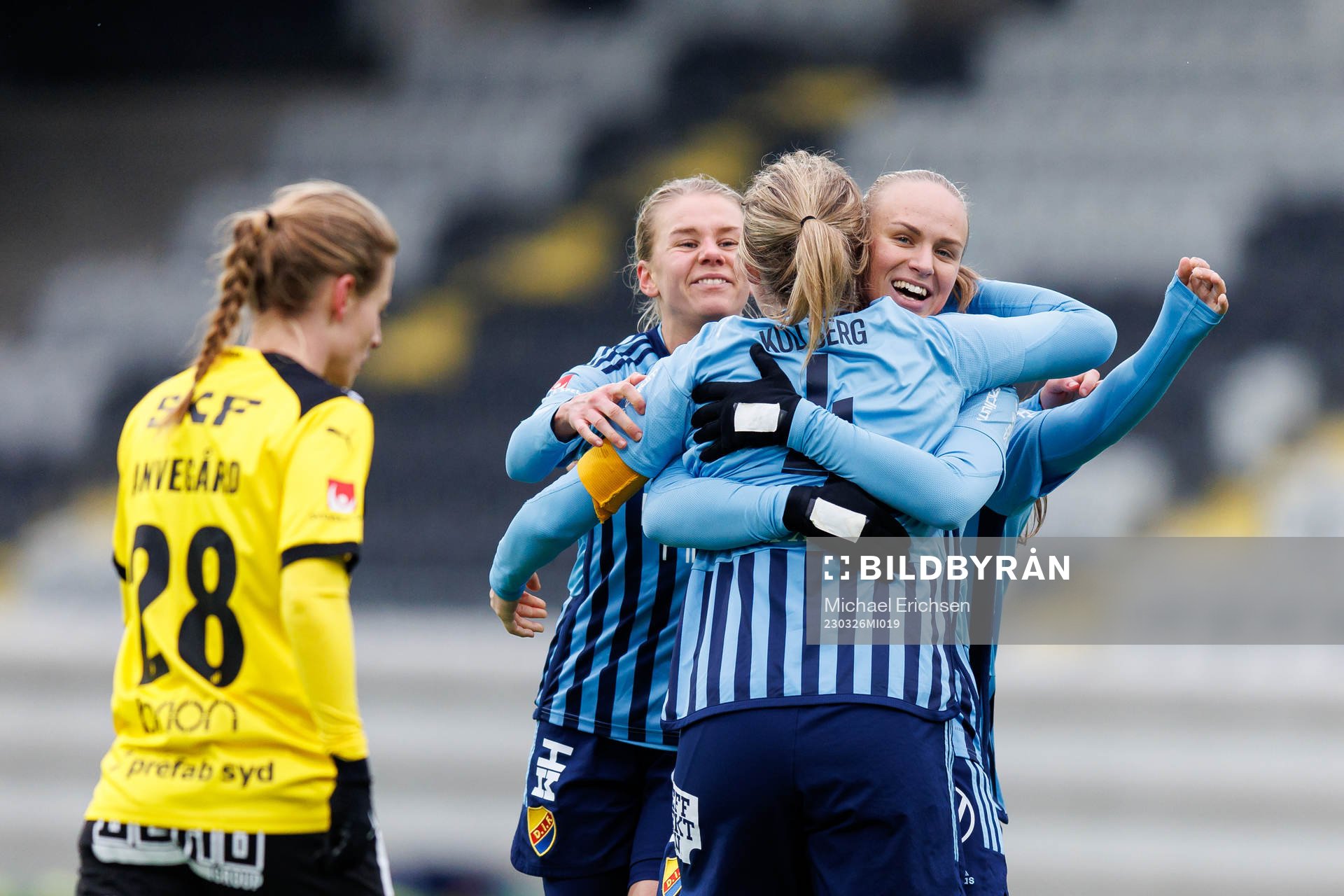 Djurgårdens spelare jublar