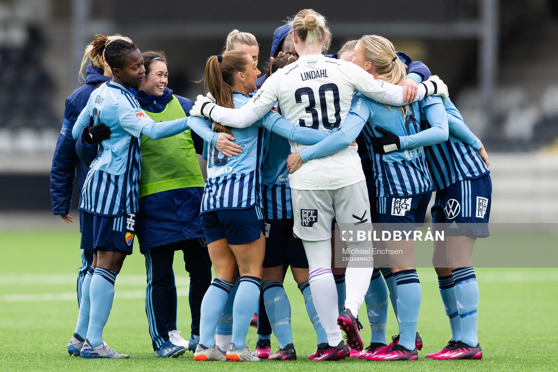Djurgårdens spelare jublar