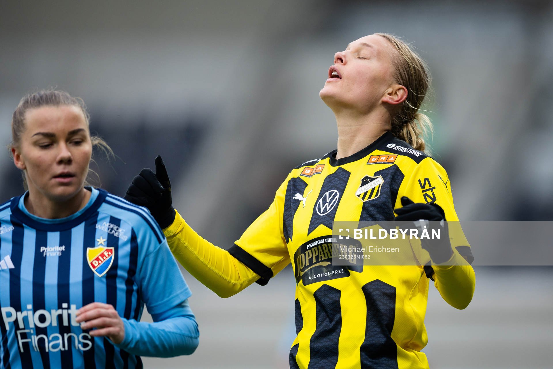Häckens Stine Larsson deppar