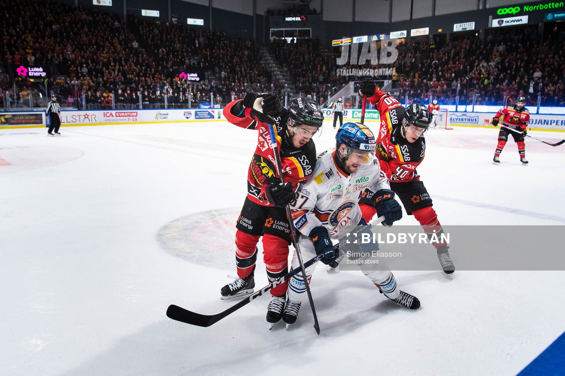 Luleås Isac Brännström, Växjös Glenn Gustafsson och