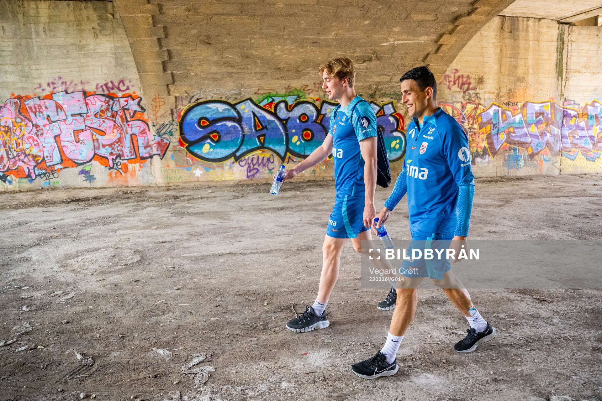 Kristian Thorstvedt and Mohamed Elyounoussi of the