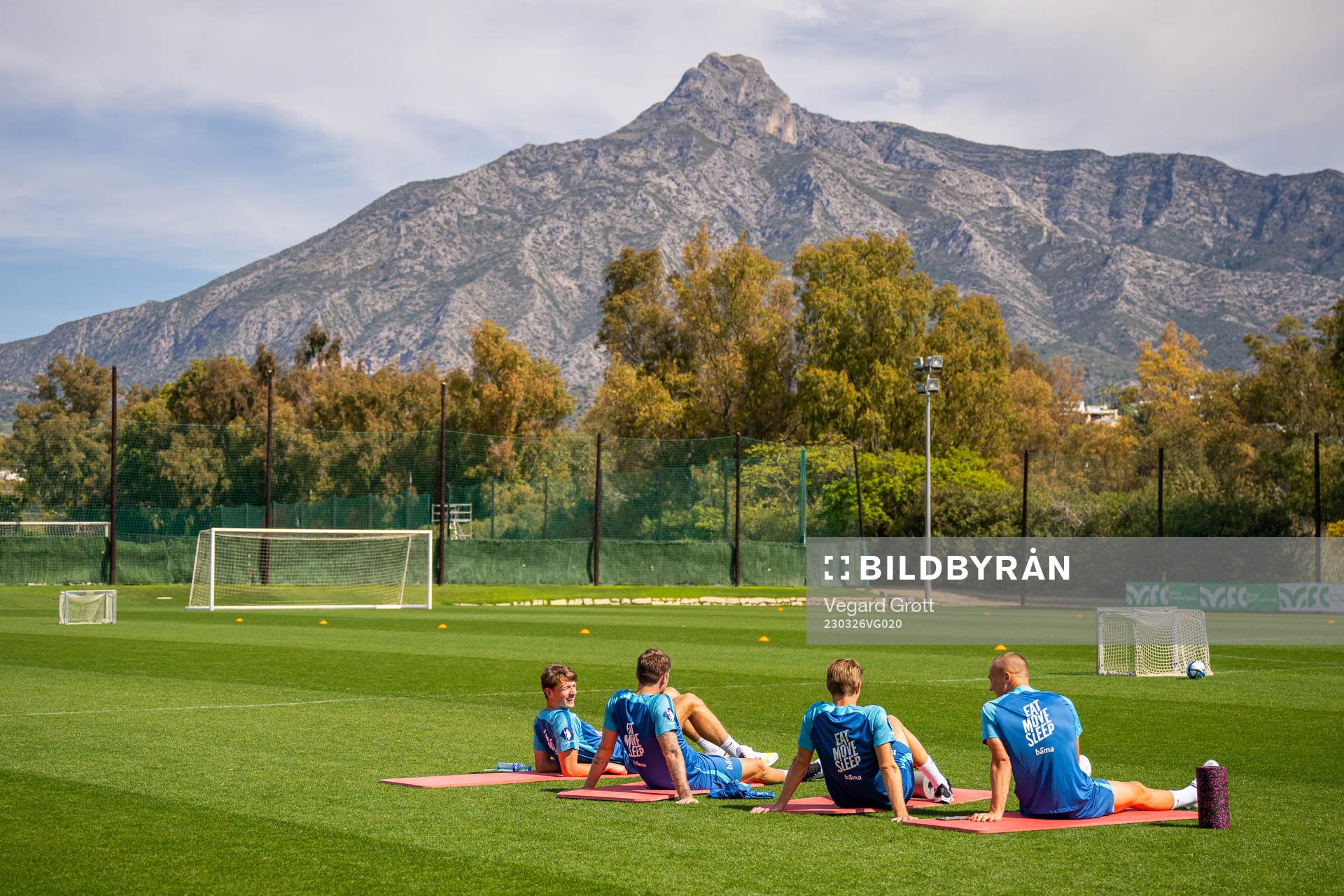 Sander Berge, Stefan Strandberg, Martin Ødegaard and Leo