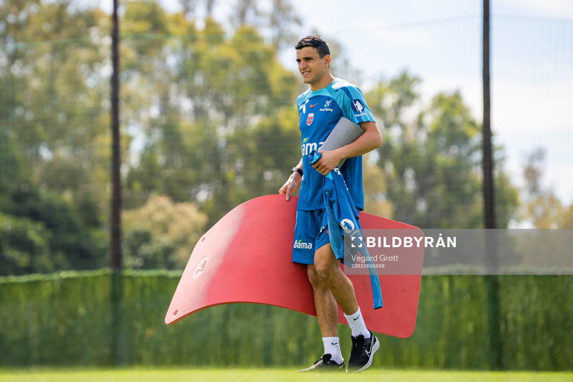 Mohamed Elyounoussi of the Norwegian national football team