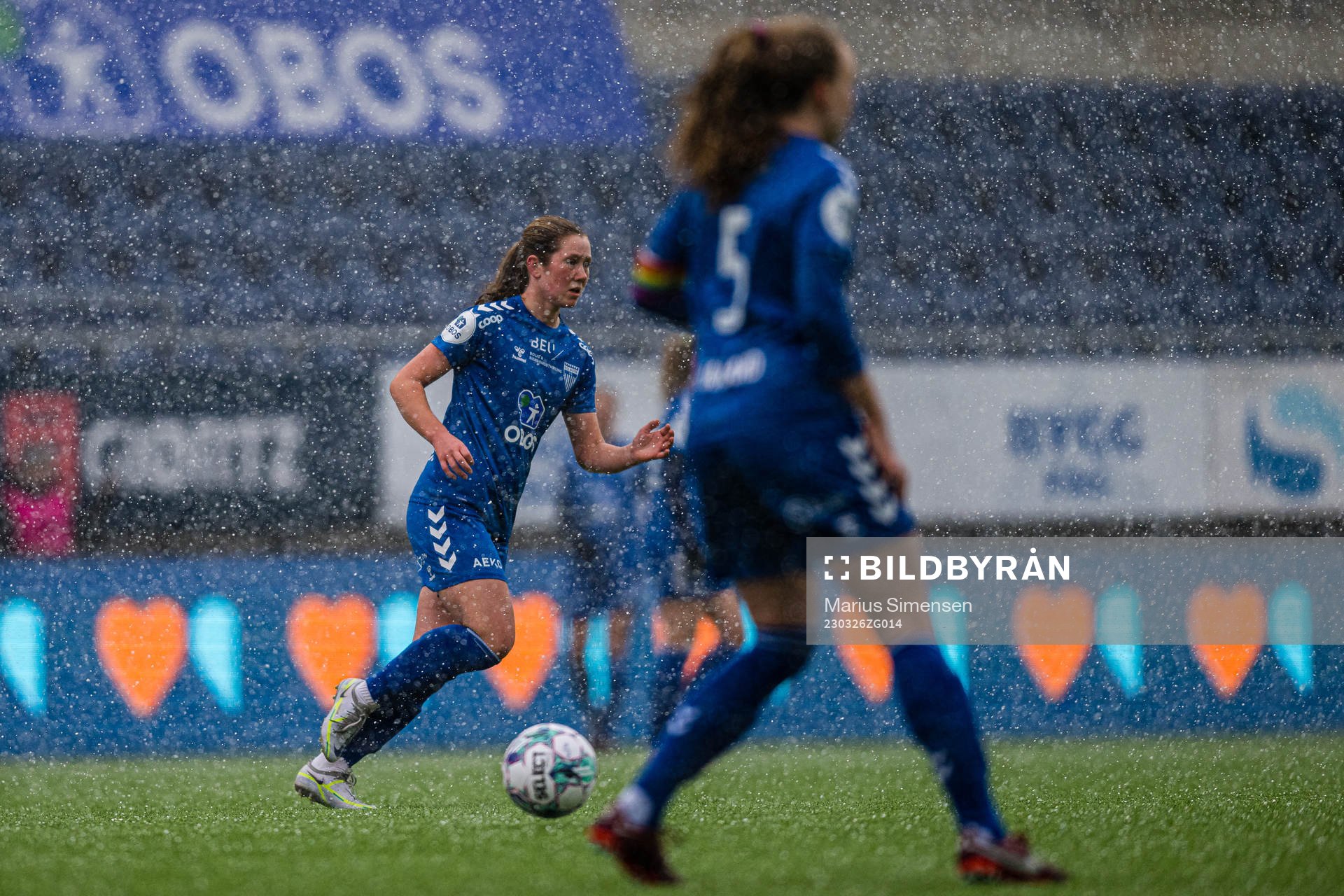 Carina Wik Alfredsen of Kolbotn during the 1. division football match between AaFK Fortuna and Kolbotn on March 26, 2023 in Ålesund.