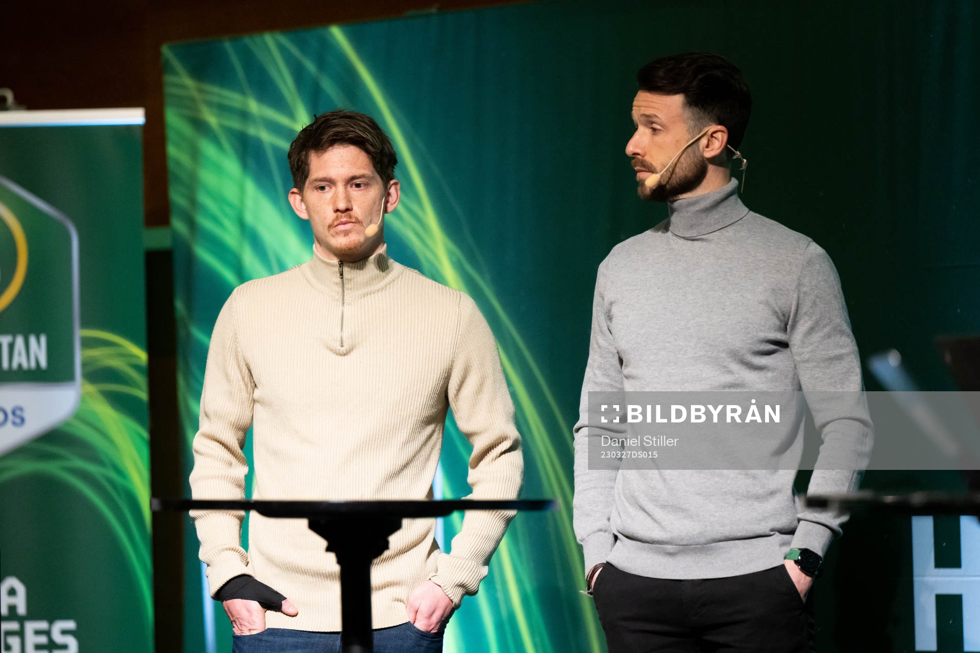 Jönköpings Robin Book och tränare Andrés Garcia