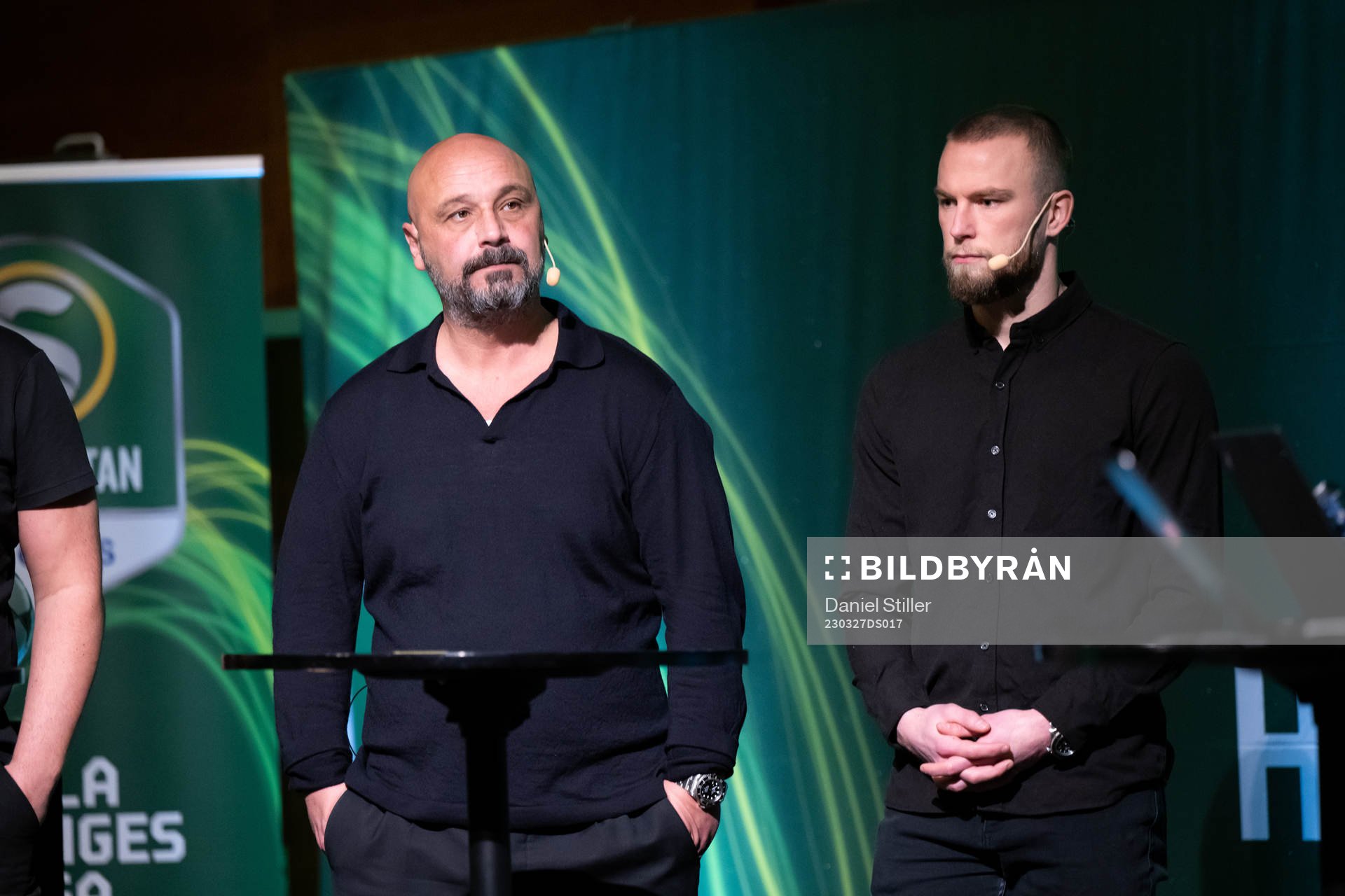 Utsiktens tränare Bosko Orovic och spelaren Alexander