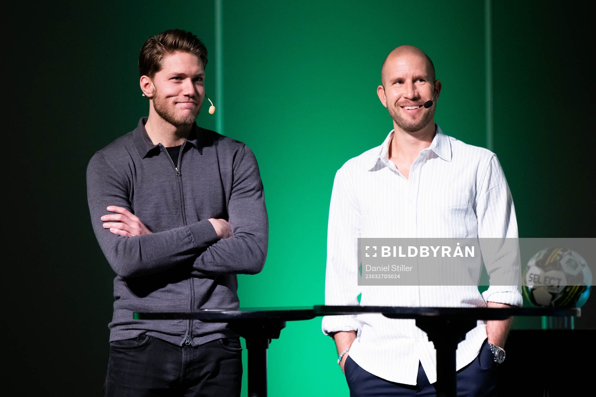 Helsingborgs Kalle Joelsson och tränare Mattias Lindström