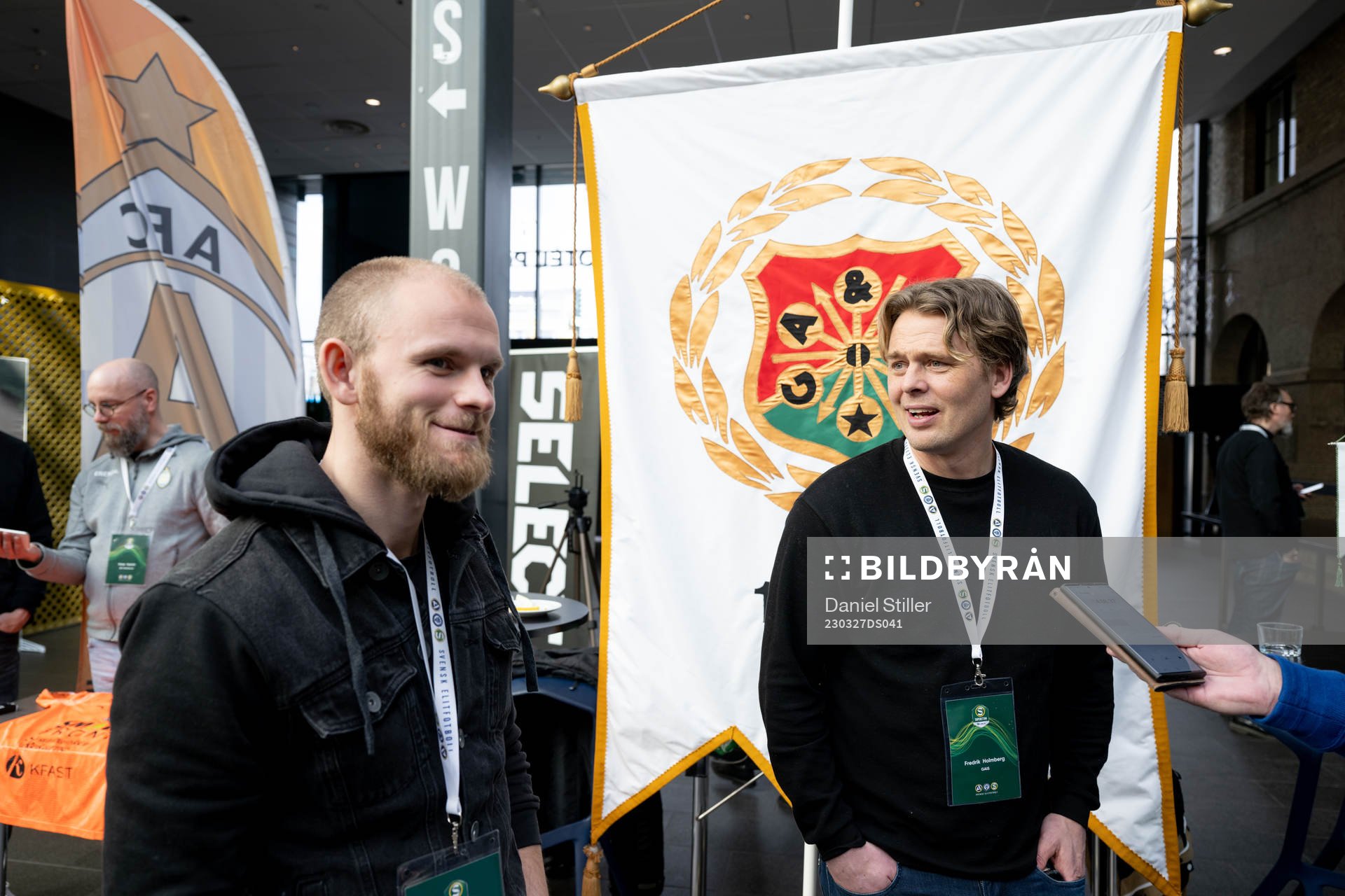 Gais spelare Niklas Andersen och tränare Fredrik Holmberg