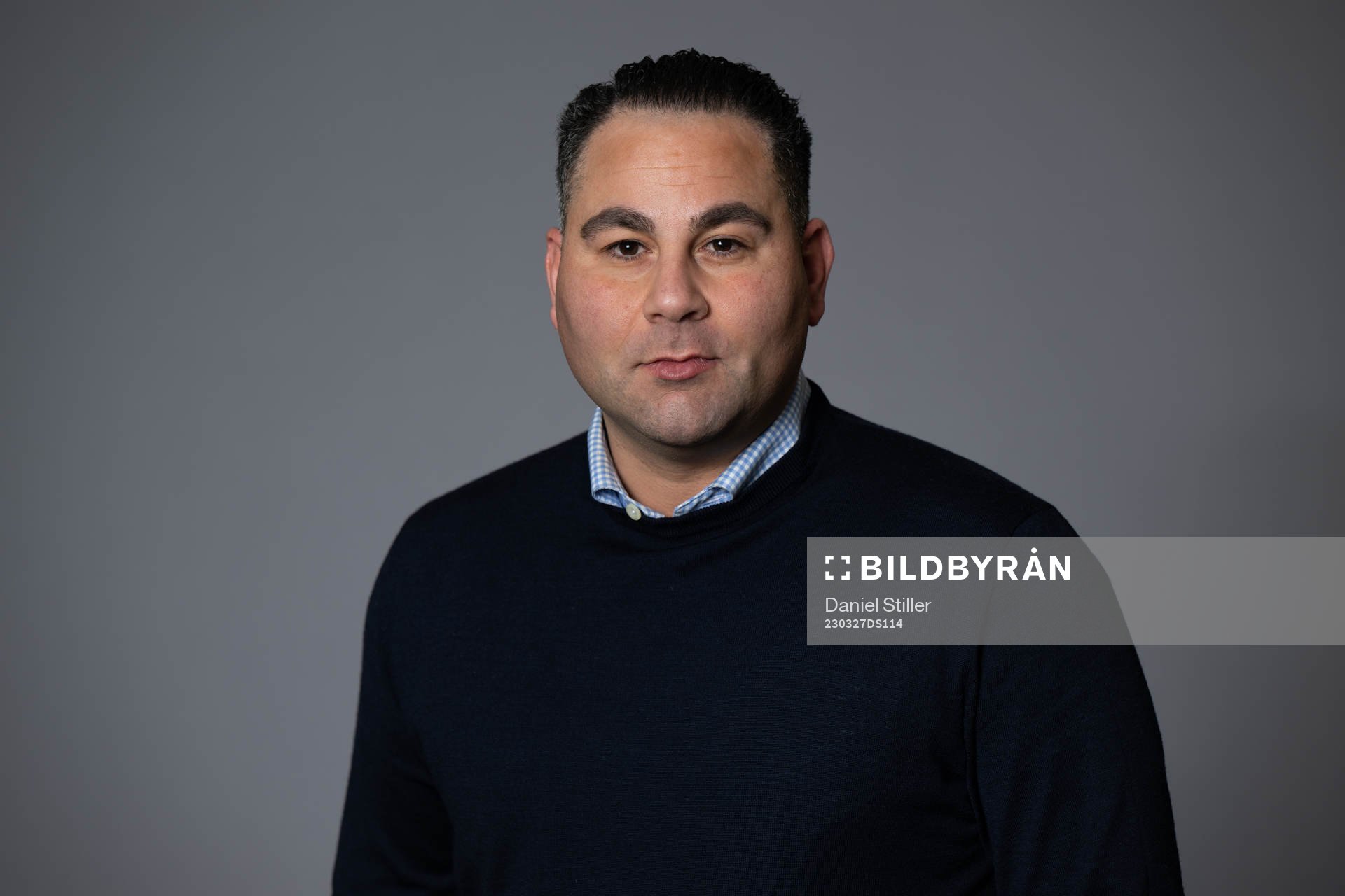 Reda Chahrour, vise klubbdirektör och kommersiell chef för Helsingborg, poserar för ett porträtt under Superettans upptaktsträff den 27 mars 2023 i Göteborg.