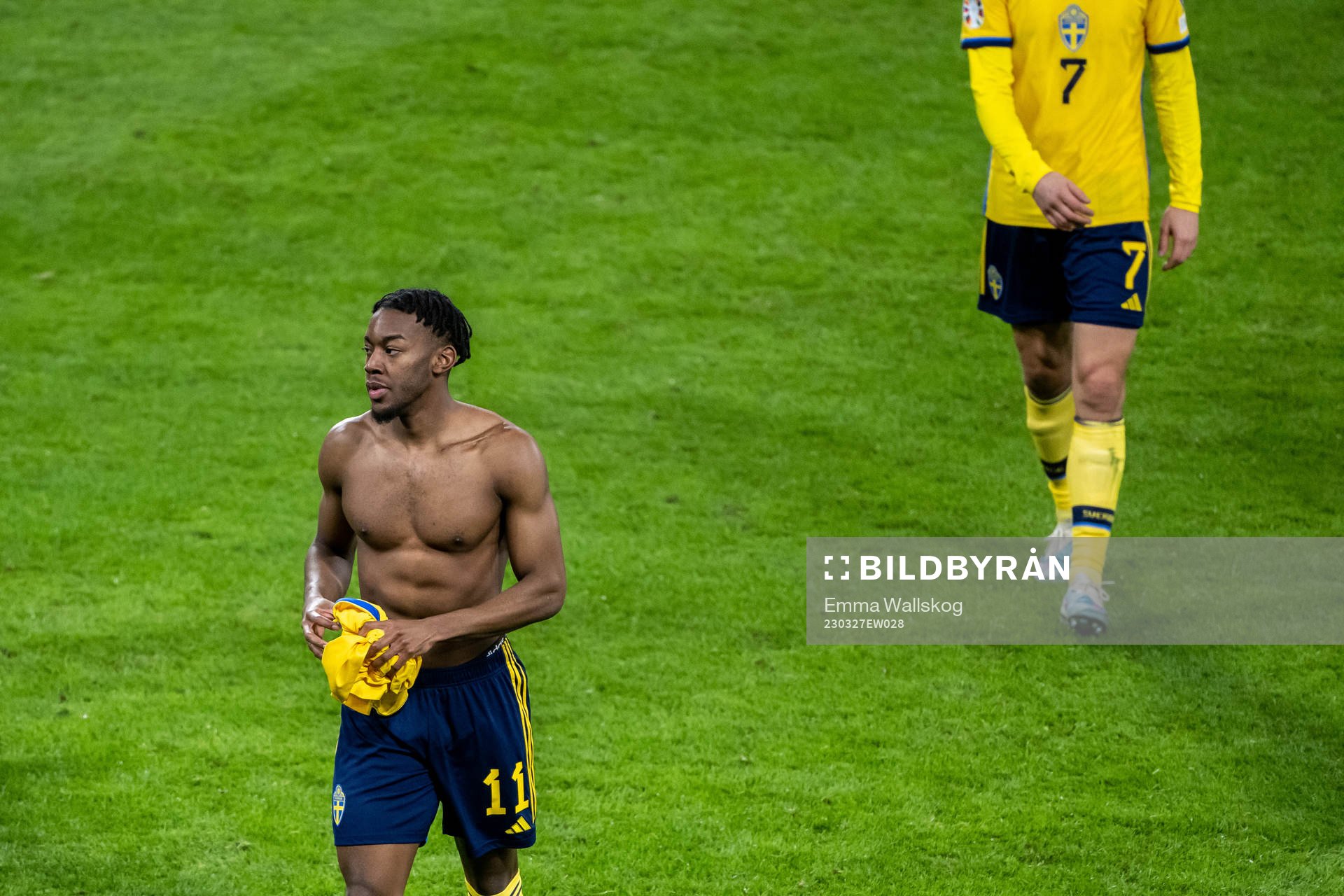 Anthony Elanga of Sweden
