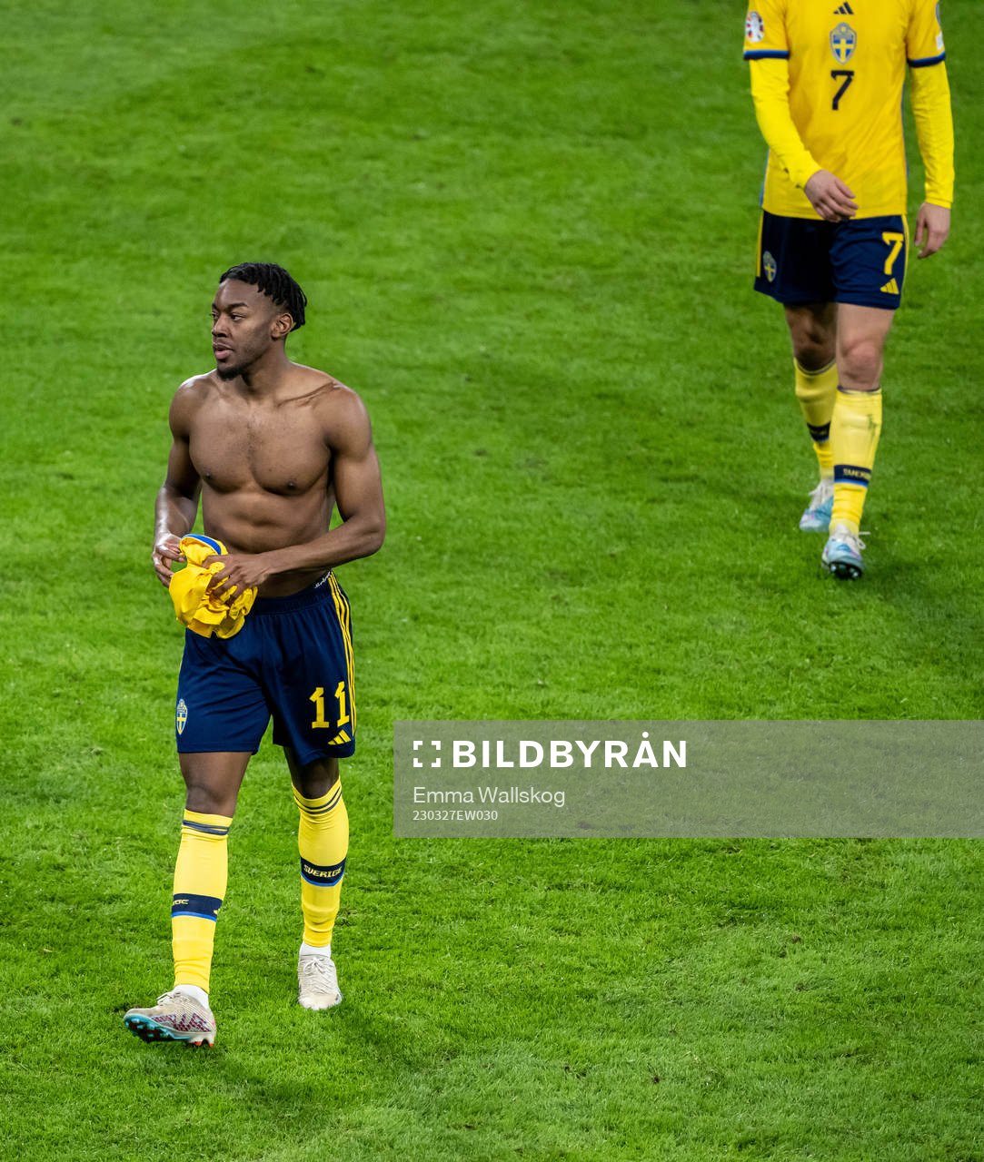 Anthony Elanga of Sweden