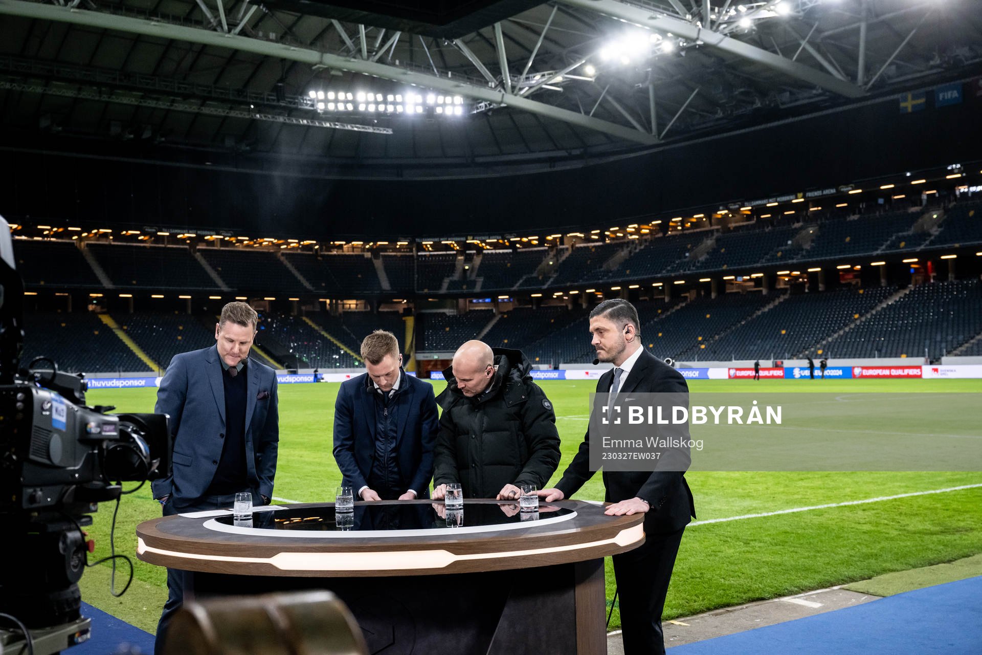 Niklas Jihde, Sebastian Larsson, Fredrik Ljungberg and