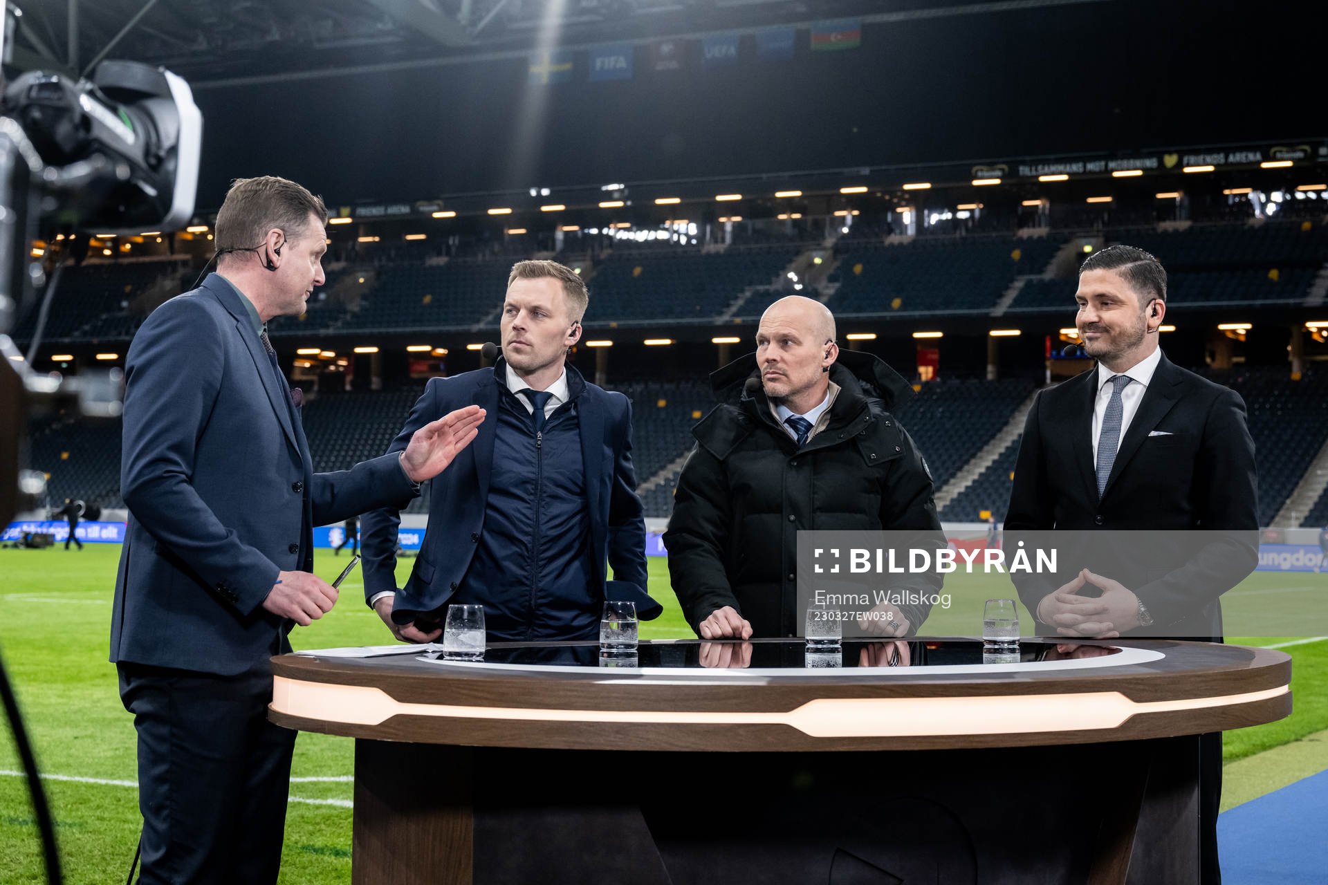 Niklas Jihde, Sebastian Larsson, Fredrik Ljungberg and