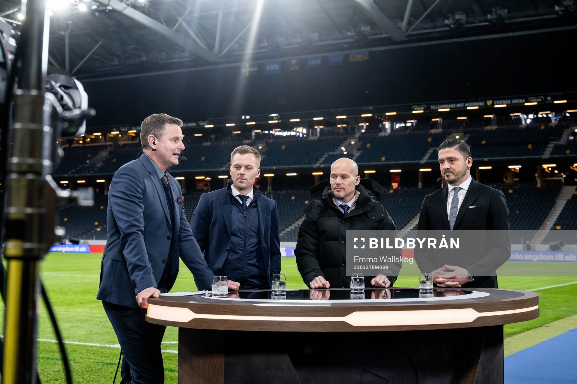 Niklas Jihde, Sebastian Larsson, Fredrik Ljungberg and