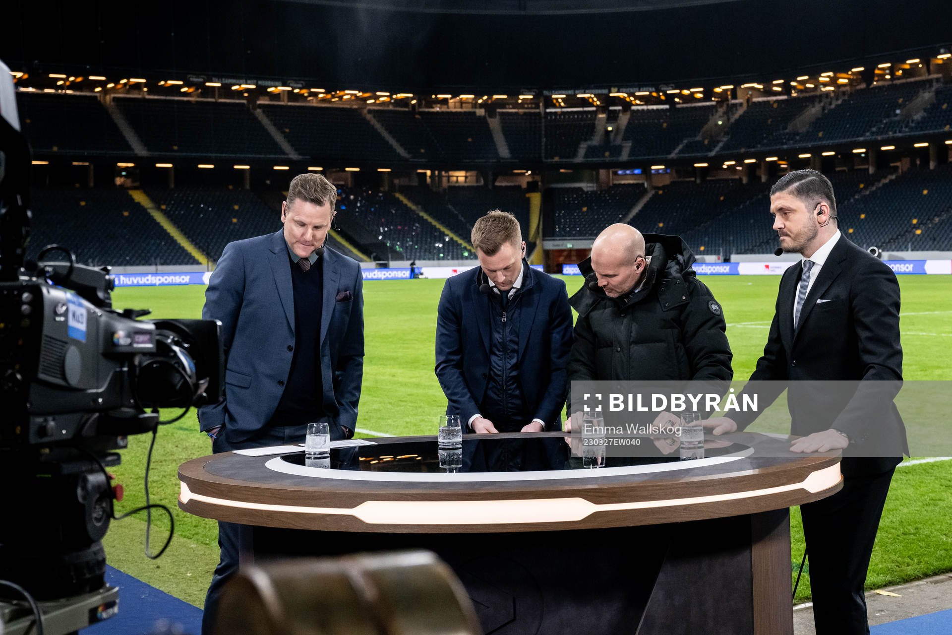 Niklas Jihde, Sebastian Larsson, Fredrik Ljungberg and