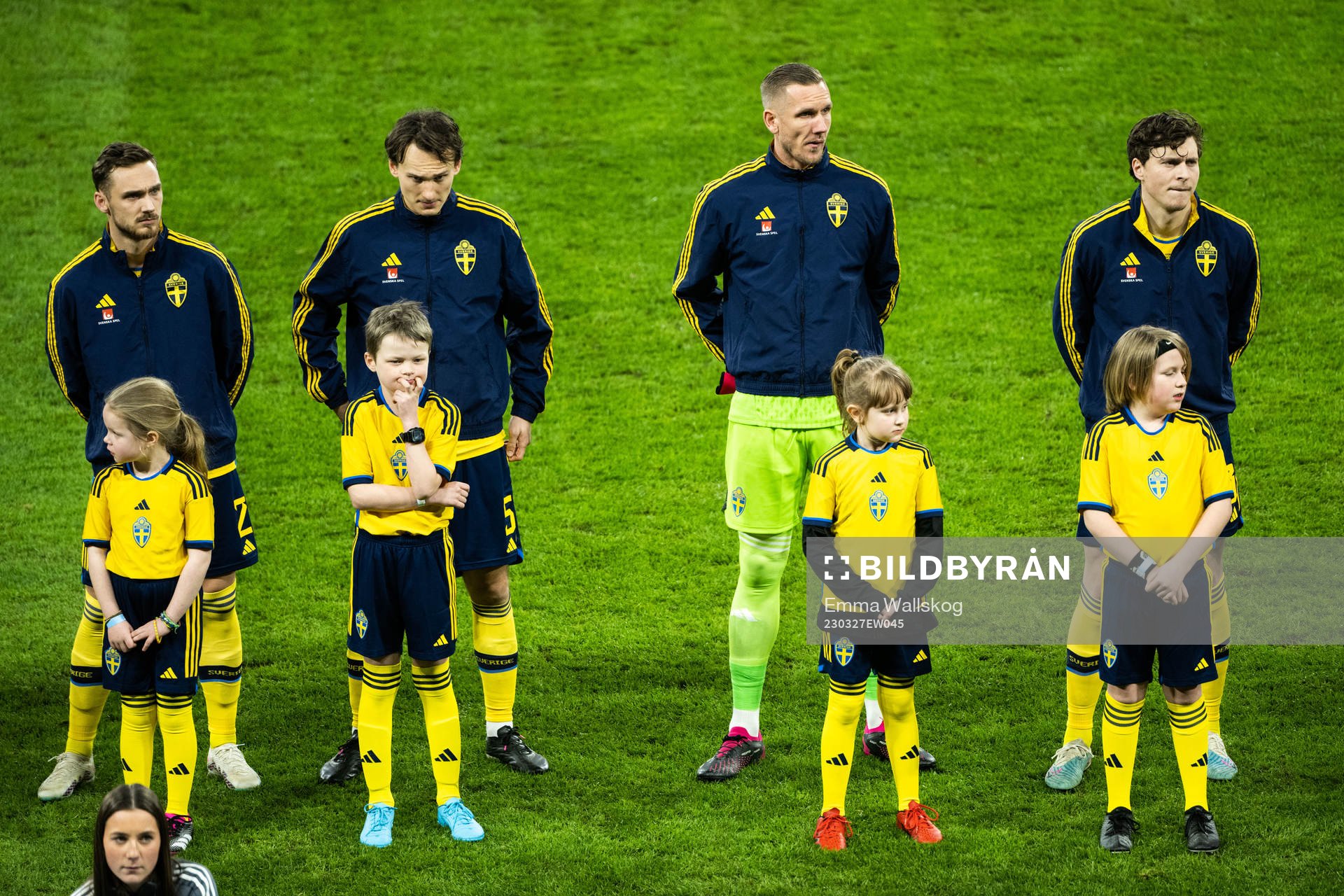 Linus Wahlqvist Egnell, Hjalmar Ekdal, goalkeeper Robin