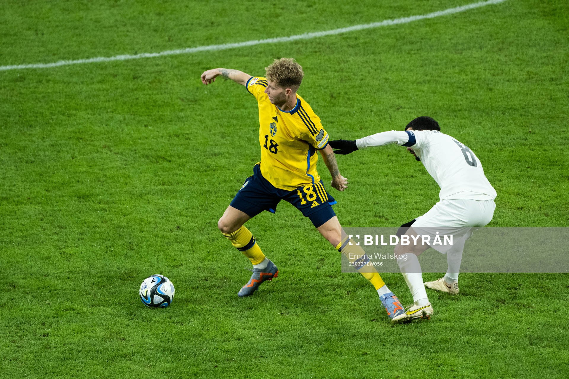 Samuel Gustafson of Sweden and Emin Mahmudov of Azerbaijan