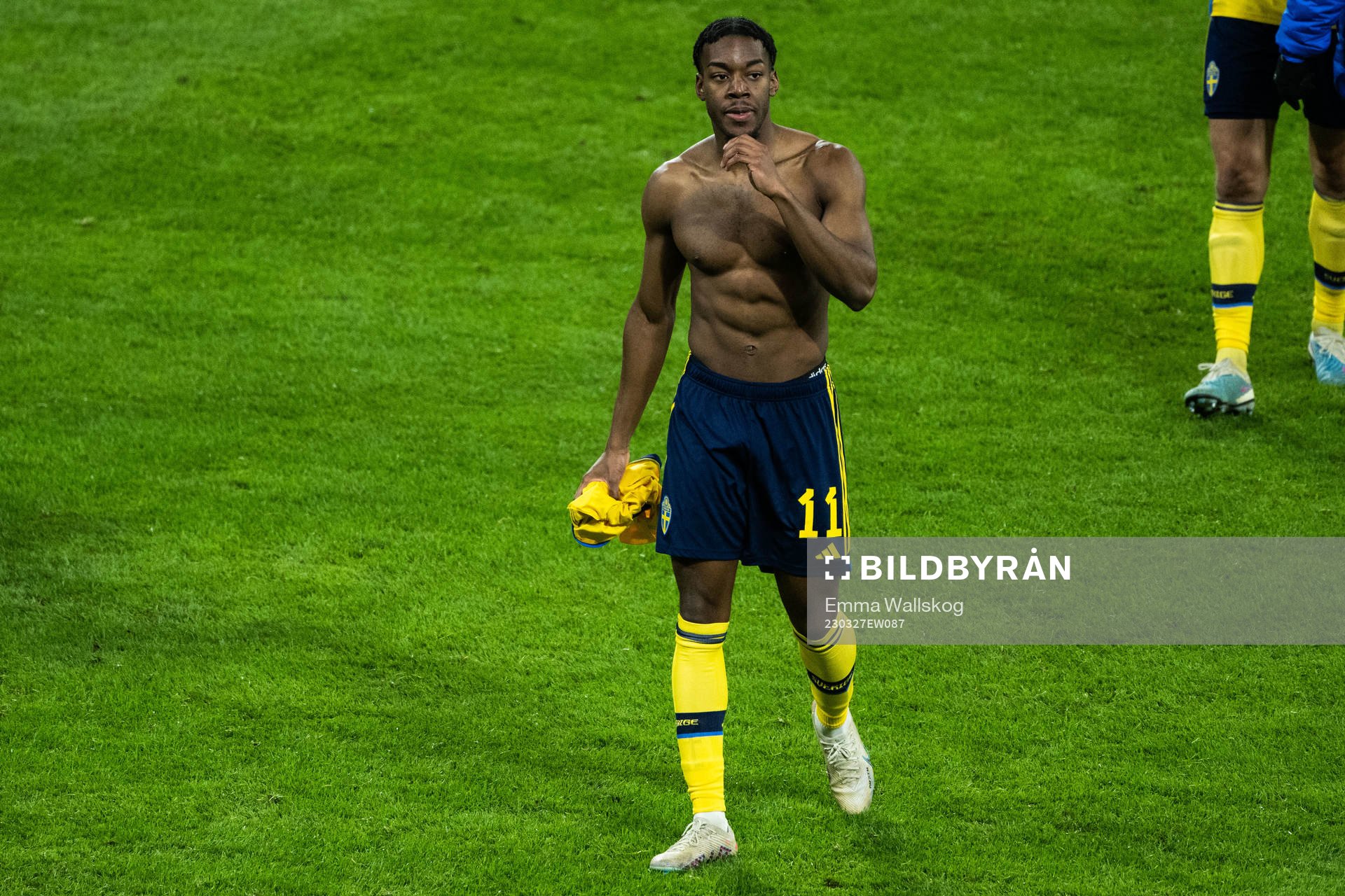 Anthony Elanga of Sweden