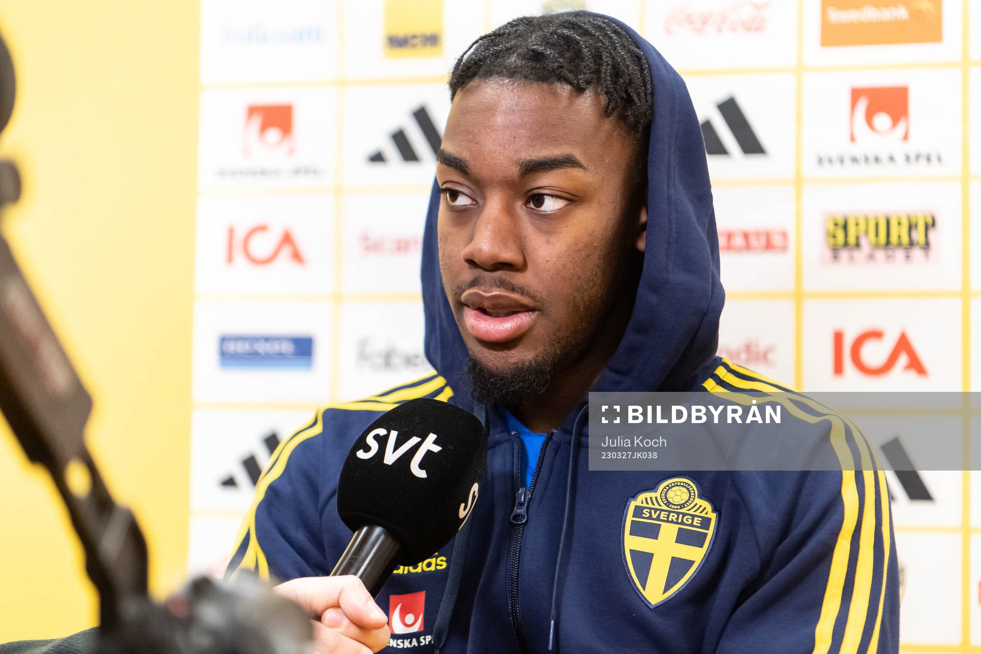 Anthony Elanga of Sweden