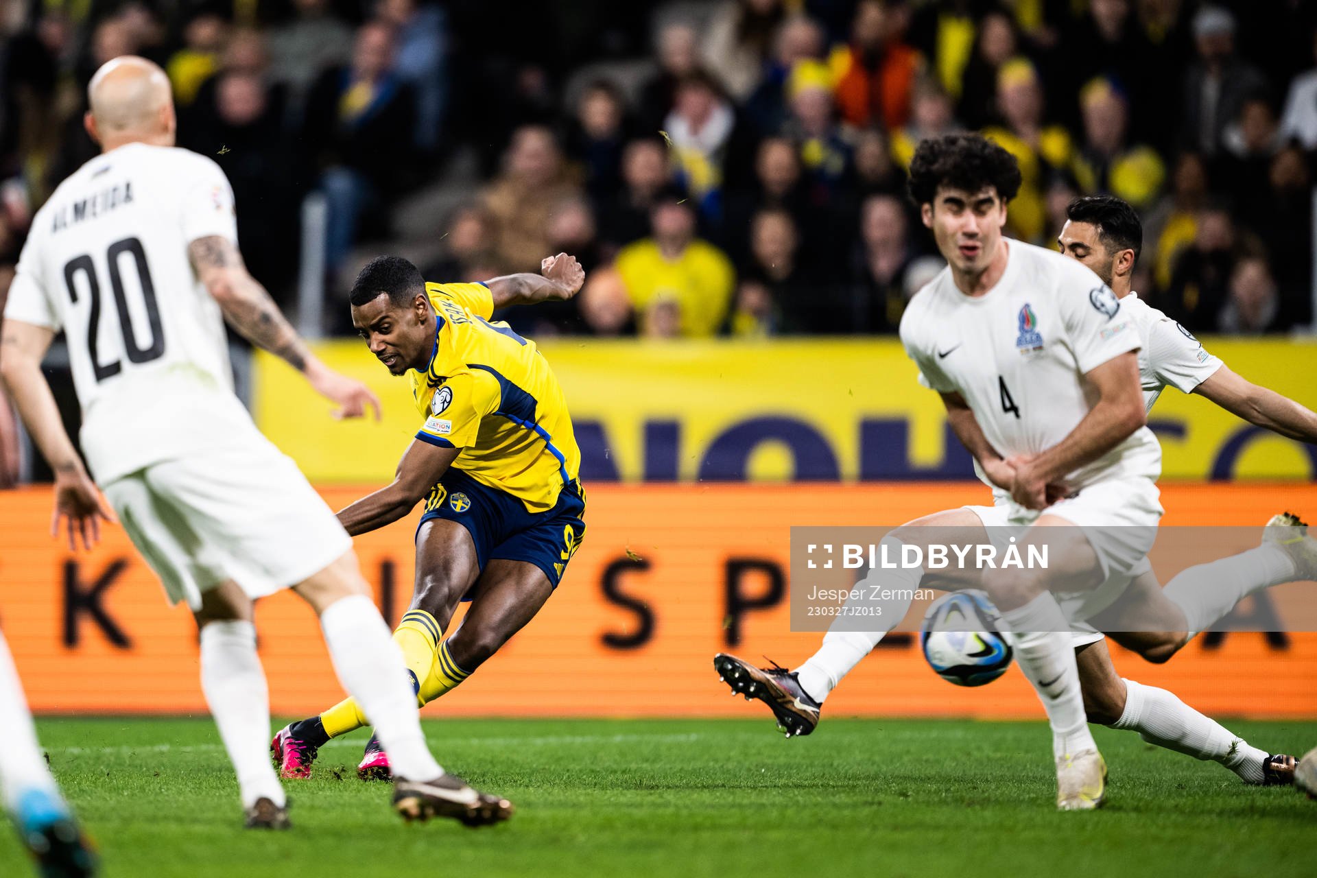 Alexander Isak of Sweden