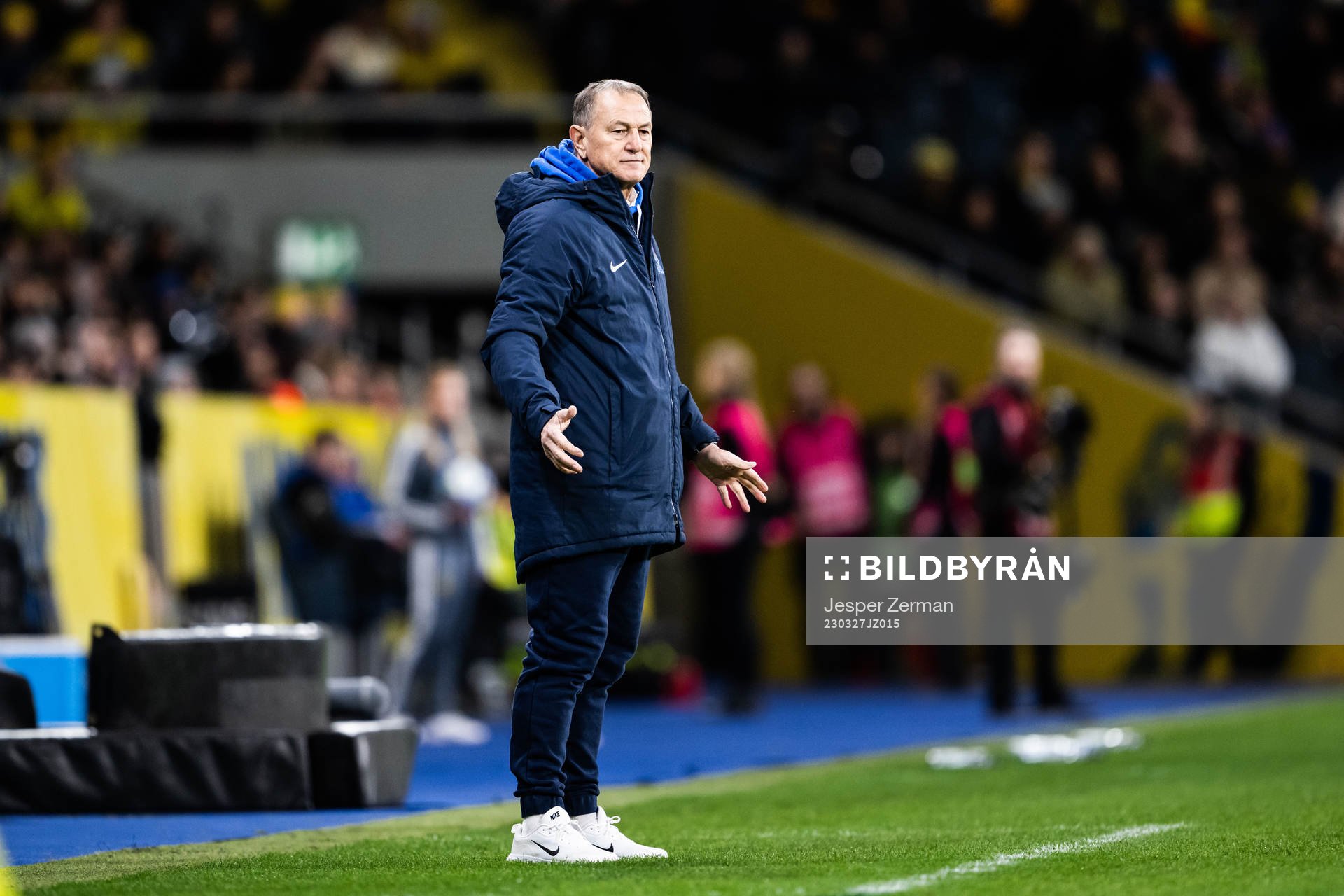 Head coach Gianni De Biasi of Azerbaijan