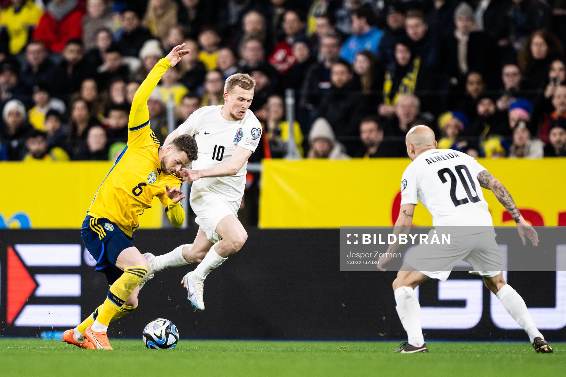 Gabriel Gudmundsson of Sweden and Aleksey Isayev of
