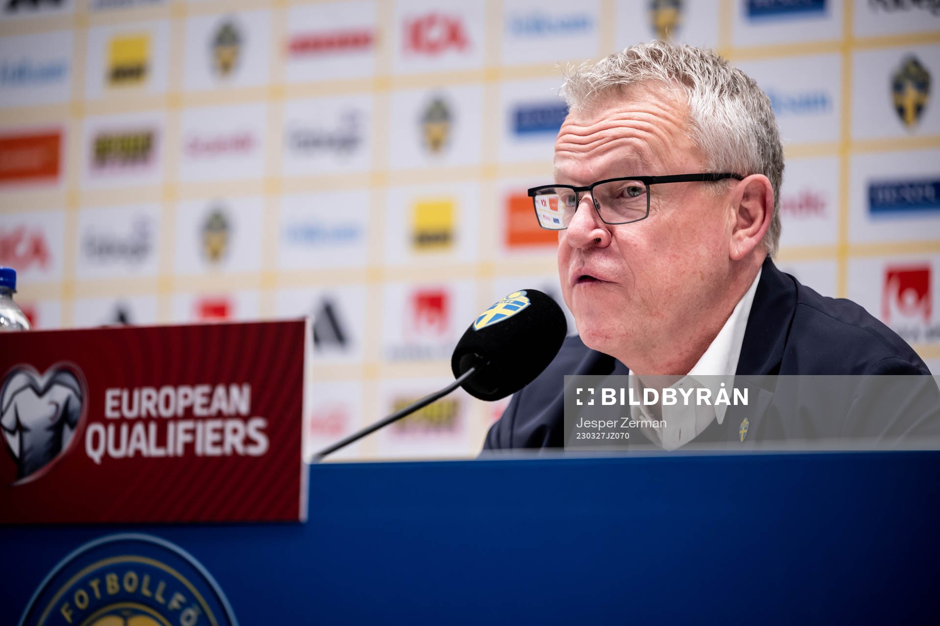 Head coach Janne Andersson of Sweden