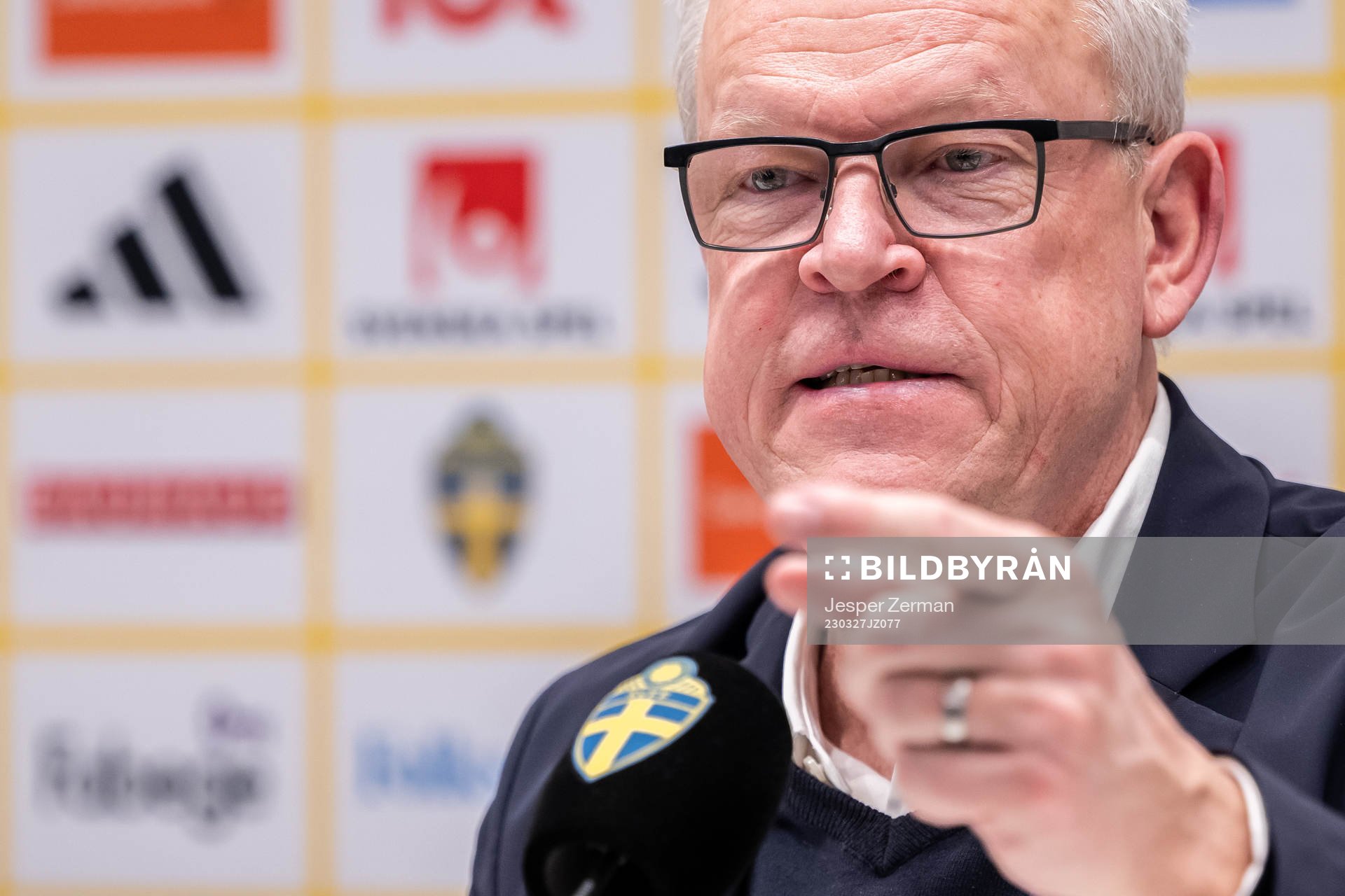 Head coach Janne Andersson of Sweden