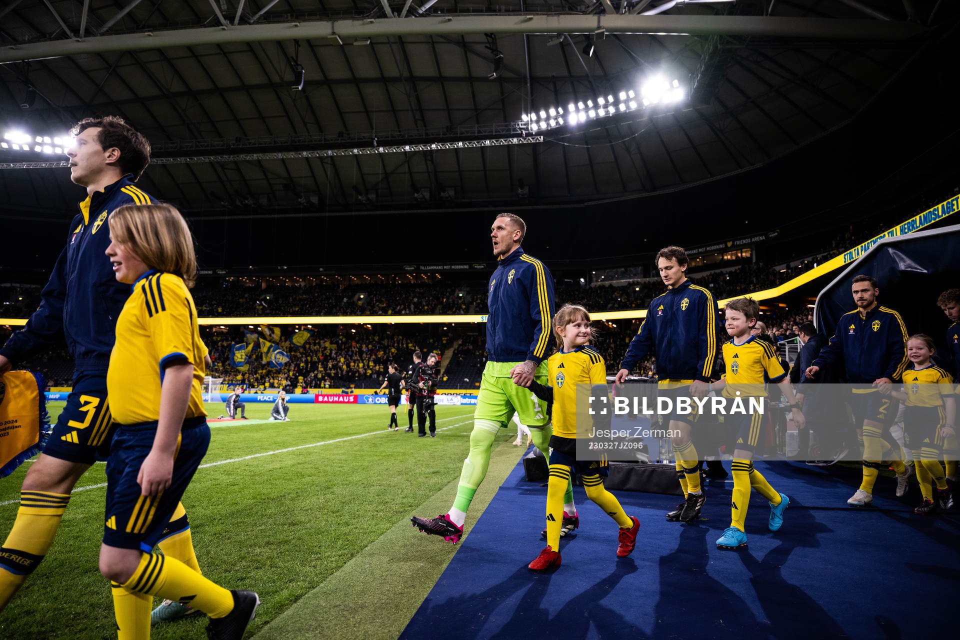 goalkeeper Robin Olsen, Hjalmar Ekdal and Linus Wahlqvist