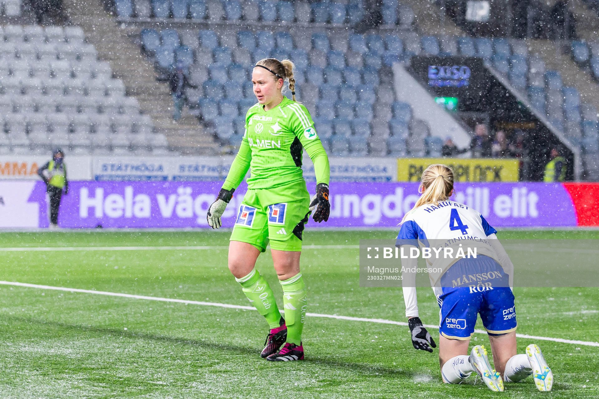IFK Norrköpings Sofia Hjern deppar