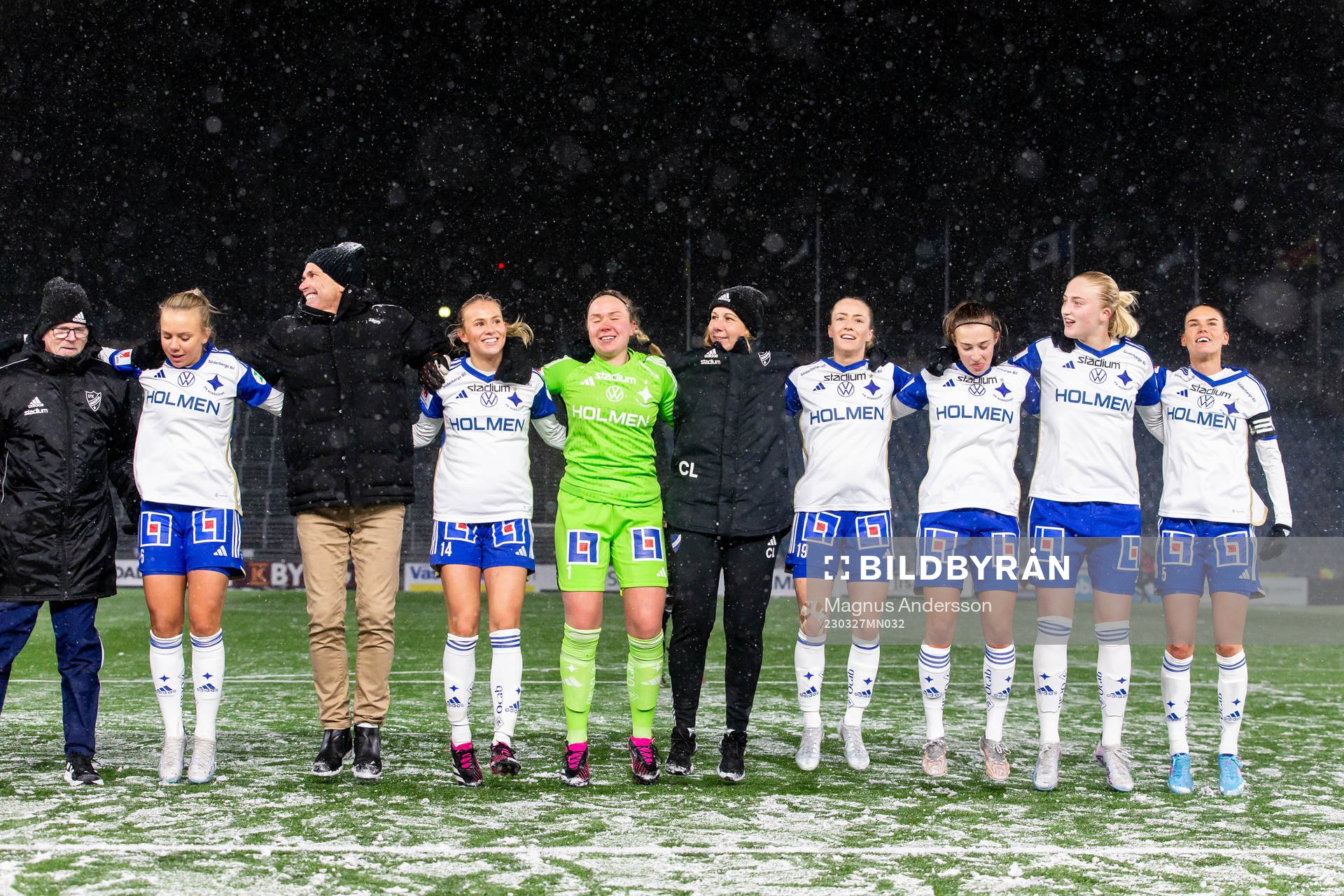 IFK Norrköpings spelare jublar