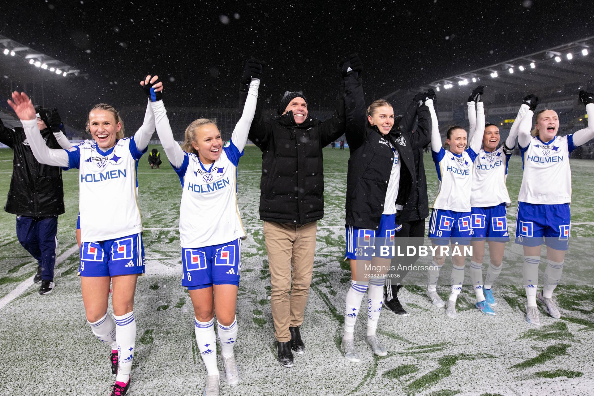 IFK Norrköpings spelare jublar